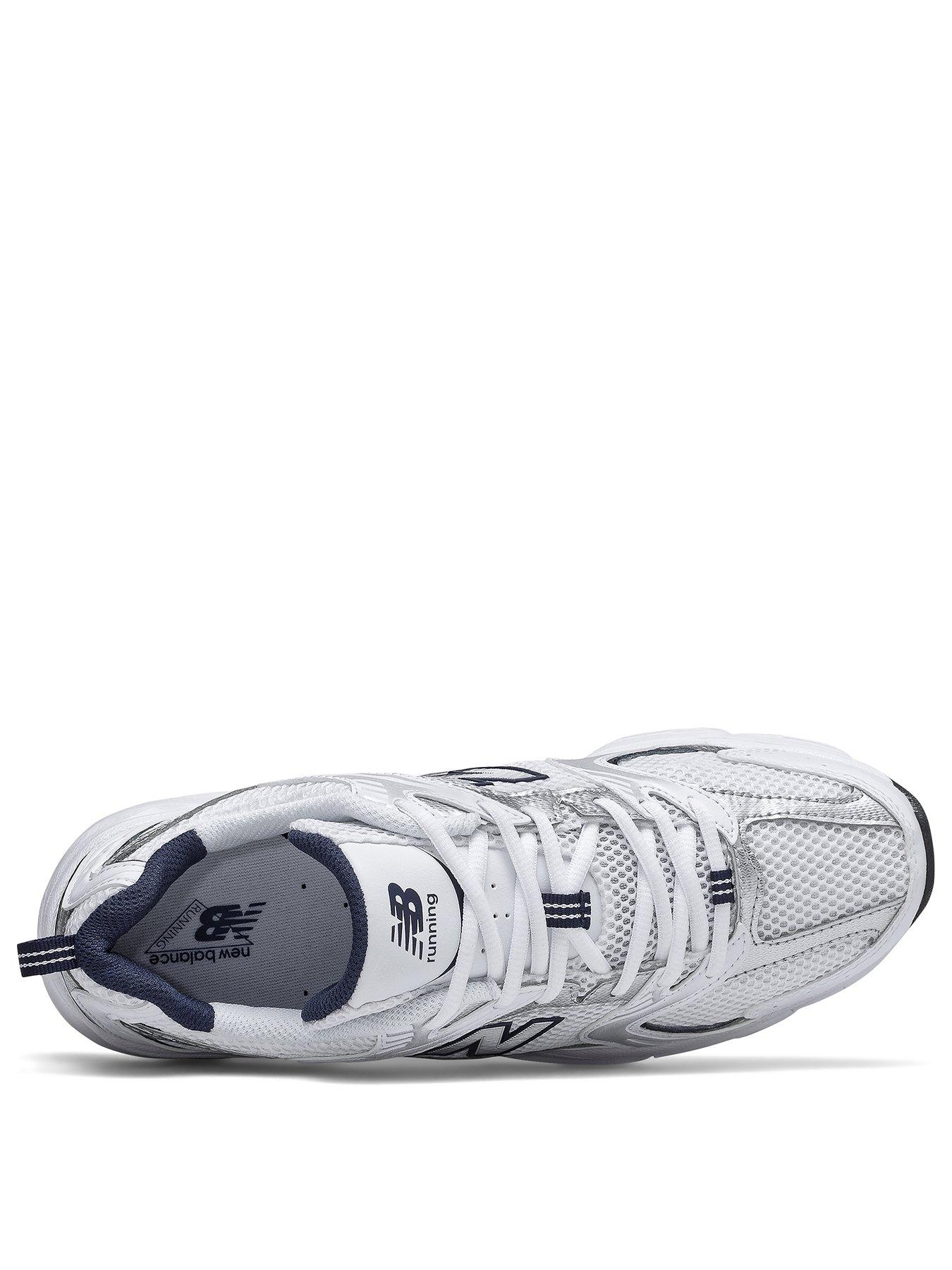 New Balance Unisex 530 Trainers White/blue Littlewoods