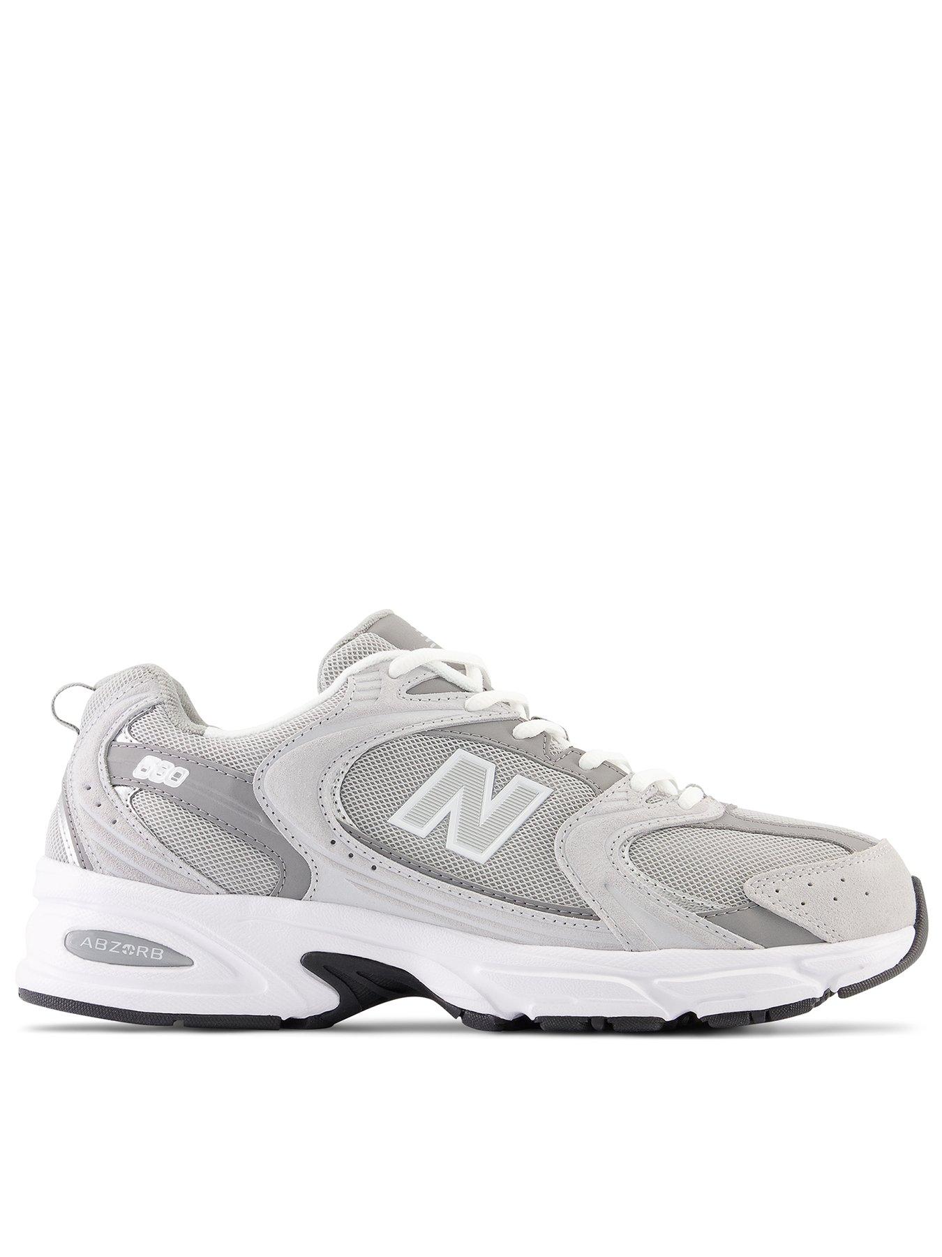 Womens grey new balance hot sale trainers