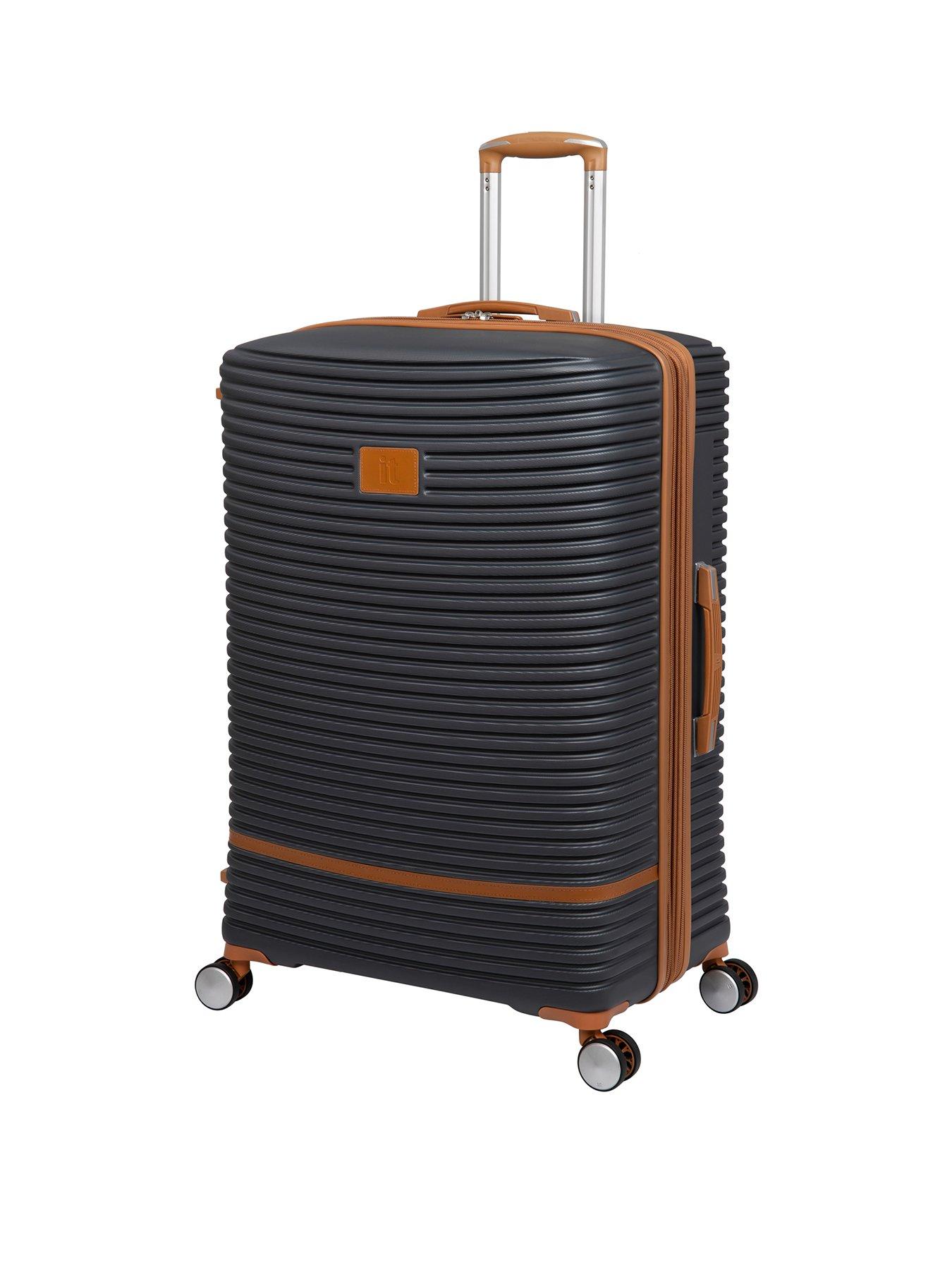 It Luggage Replicating Large Charcoal Expandable Suitcase Set ...