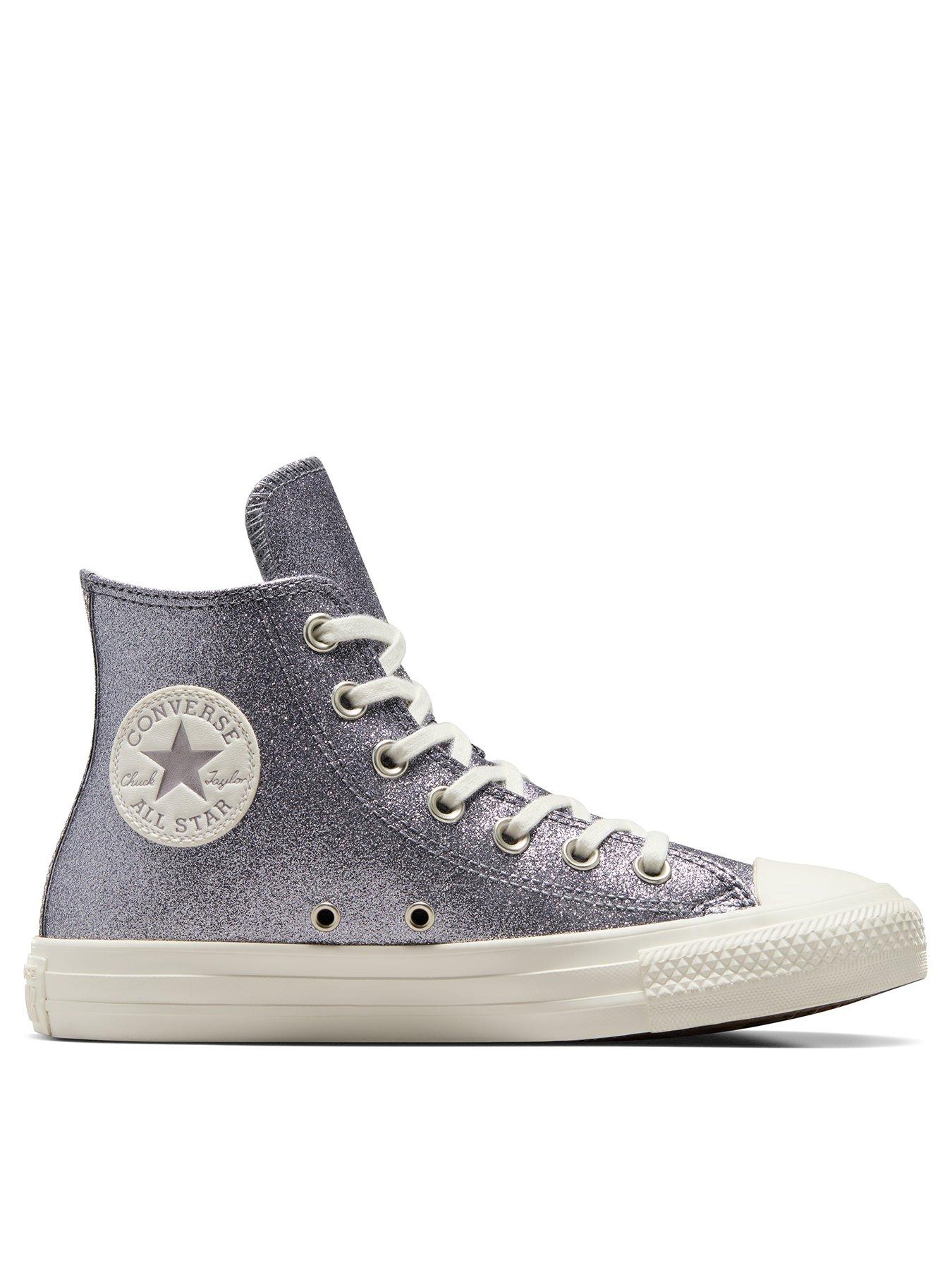 Silver store converse sale