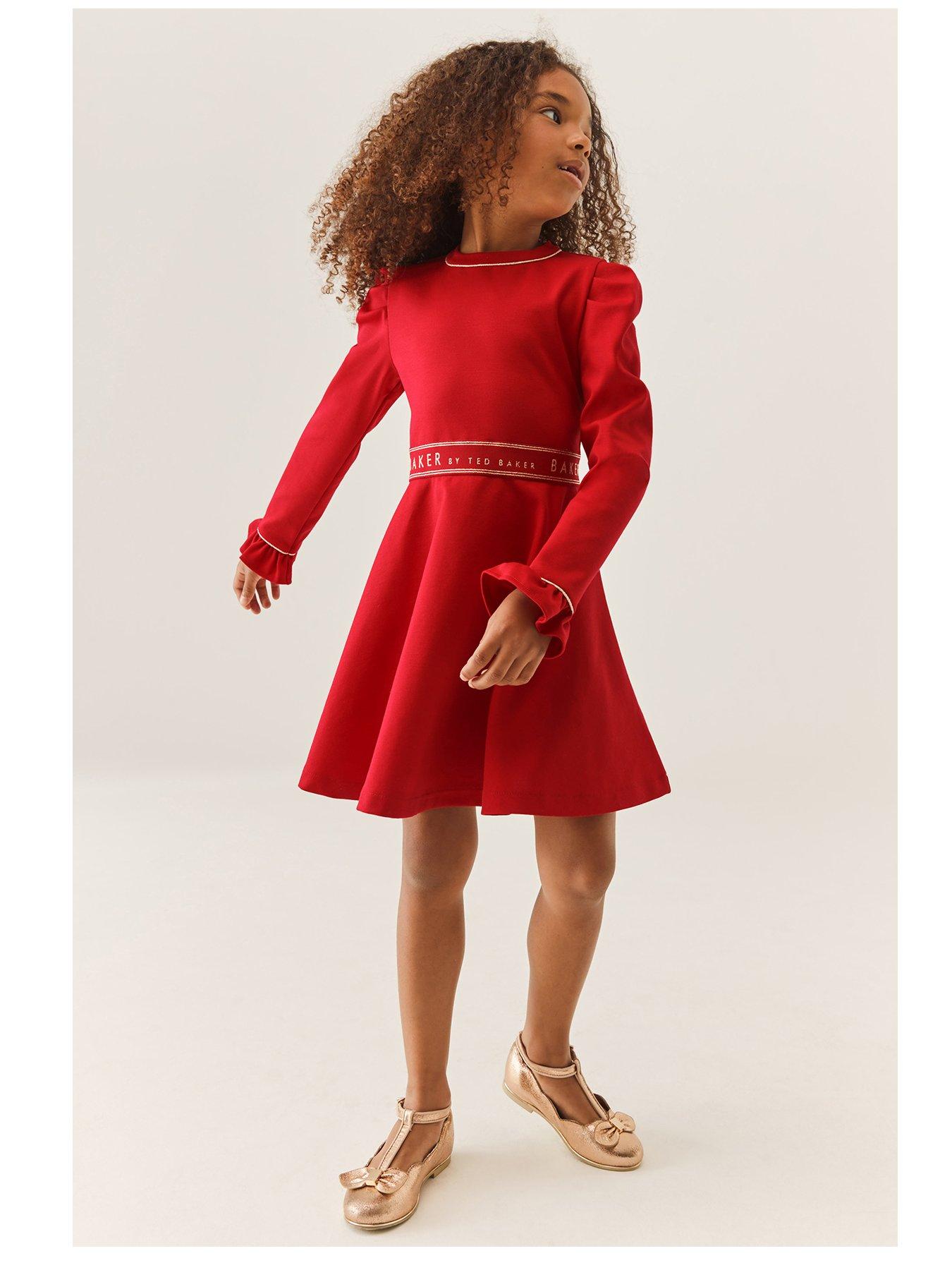 Ted baker red bow hot sale dress