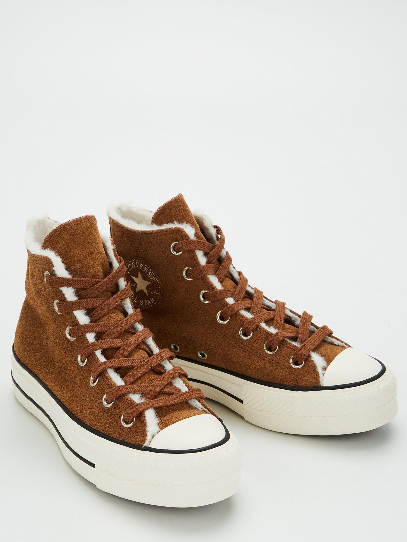 Converse Chuck Taylor All Star Cosy Club Lift Brown littlewoods