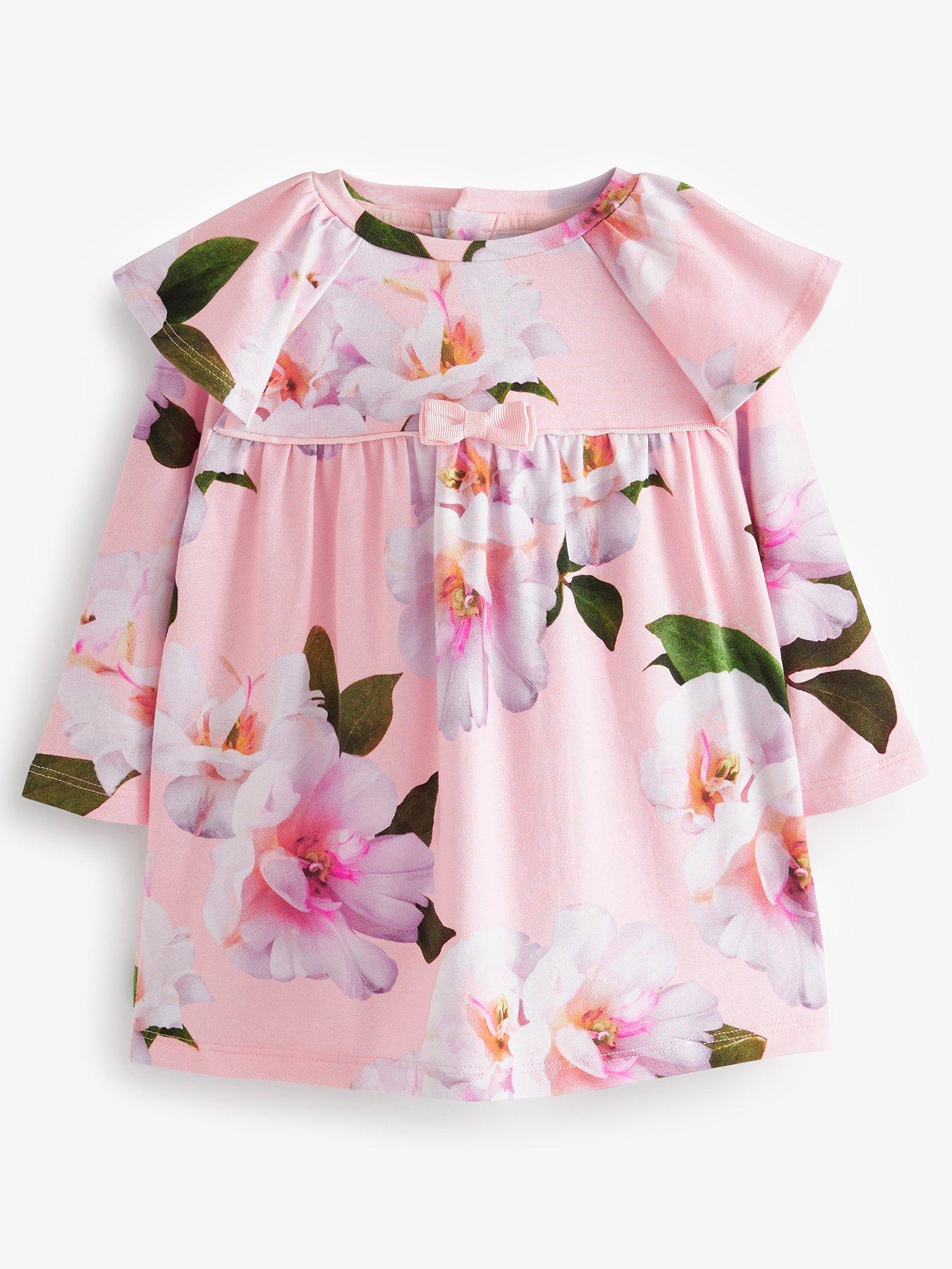 Baker By Ted Baker Baby Girls Floral Print Jersey Dress