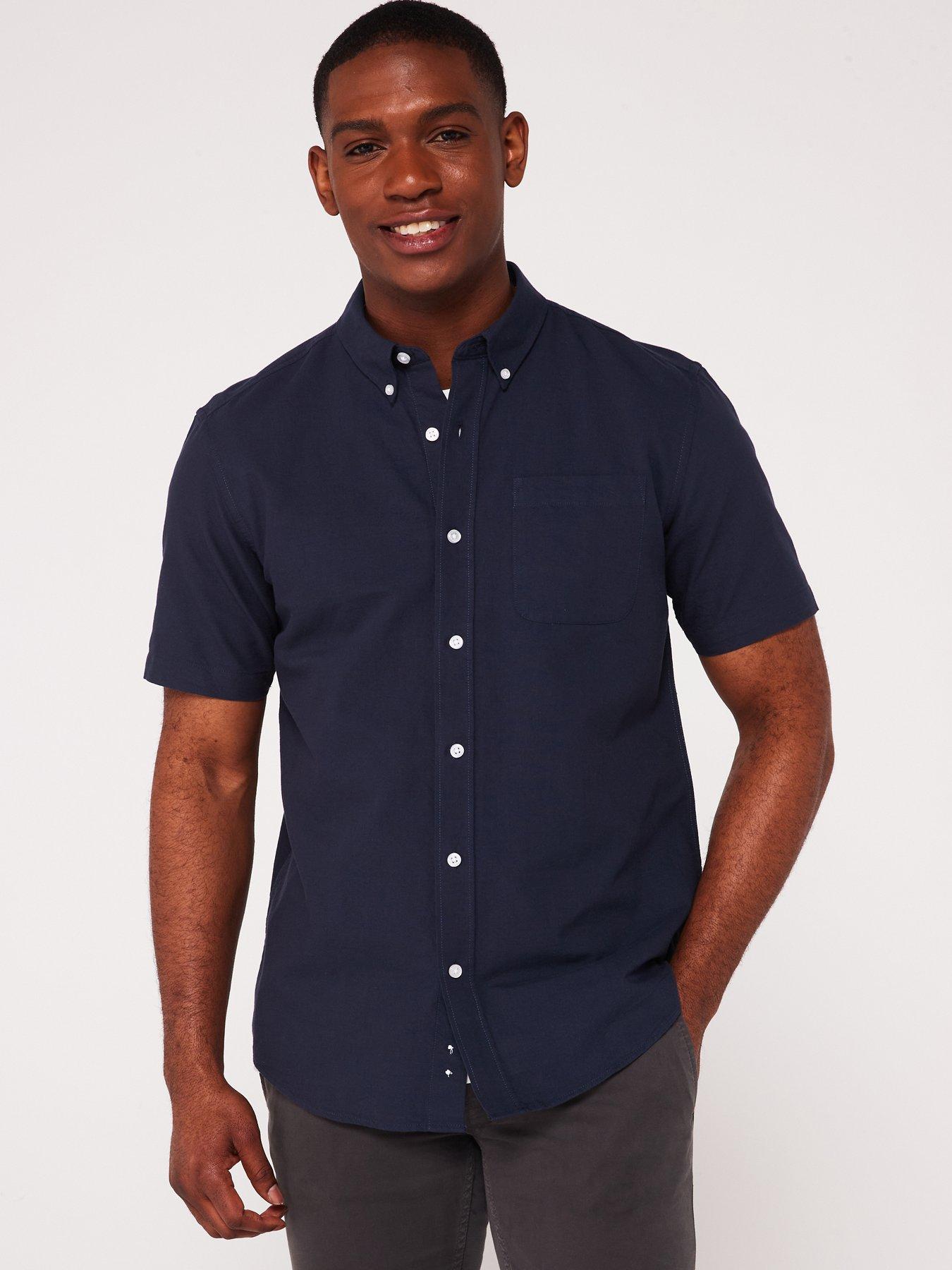 everyday-short-sleeve-oxford-shirt--navy