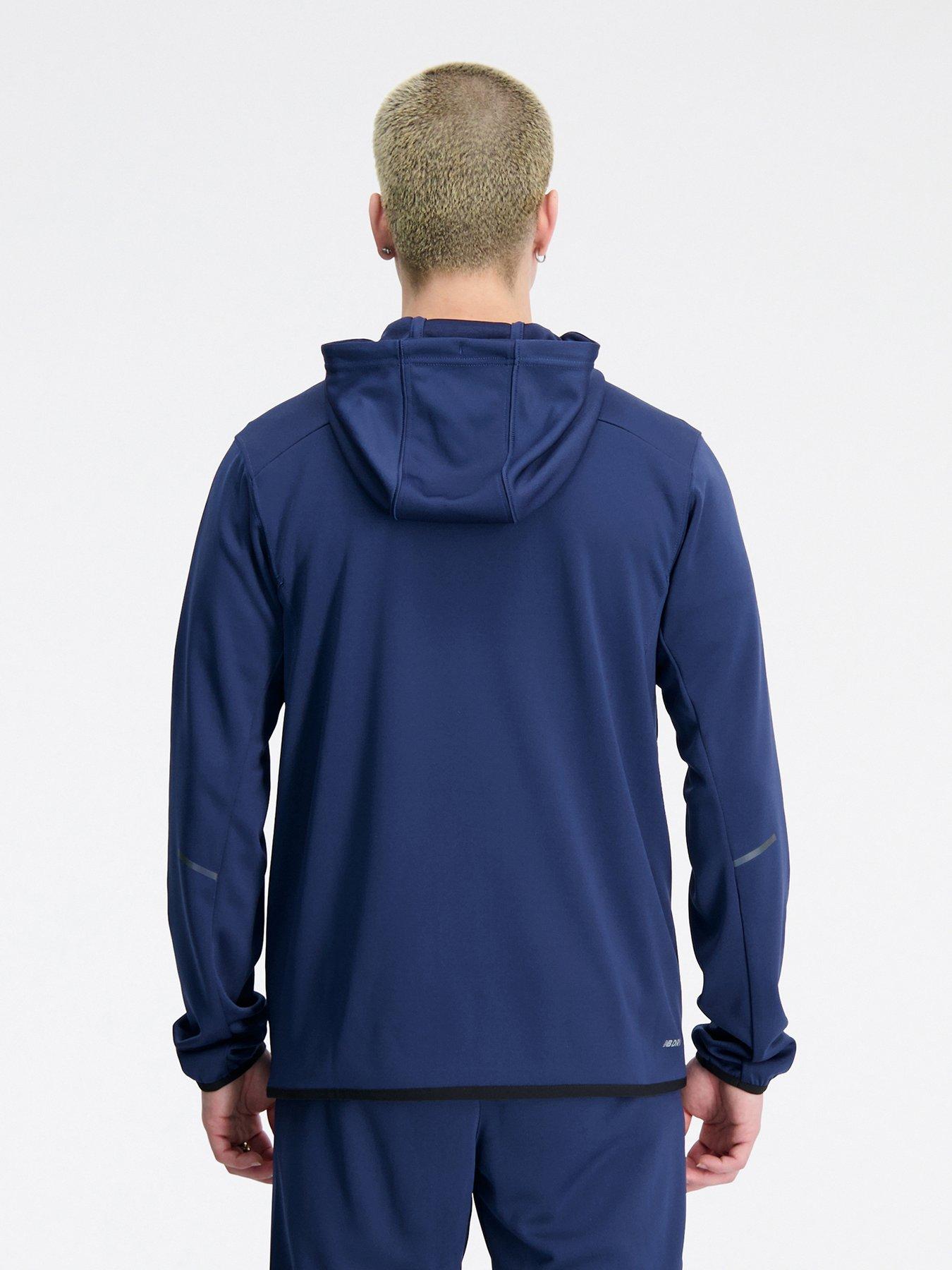 New Balance Mens Training Tenacity Hoody - Blue