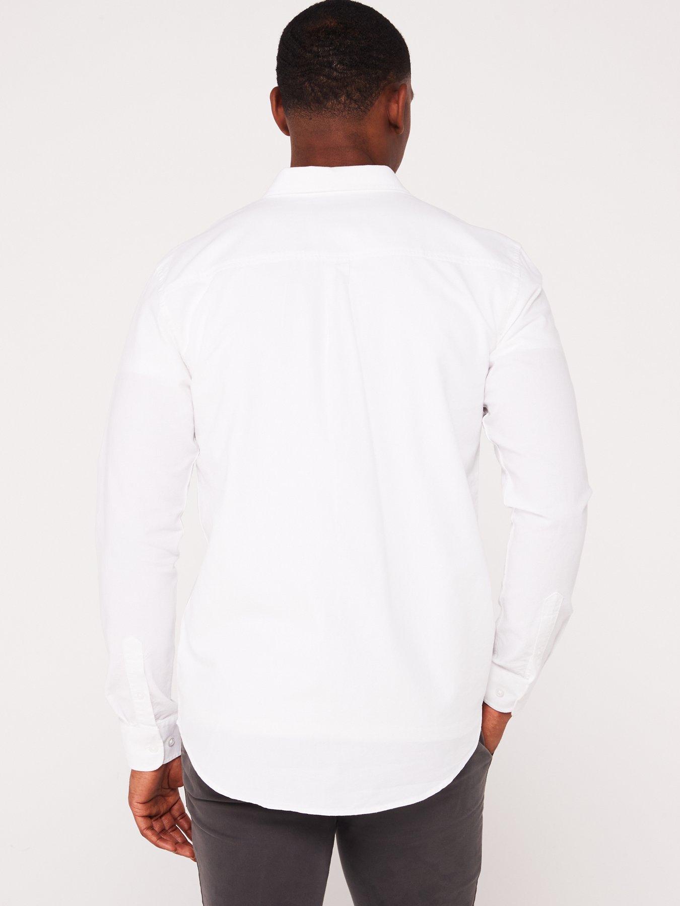  image of everyday-long-sleeve-button-down-oxford-shirt-white