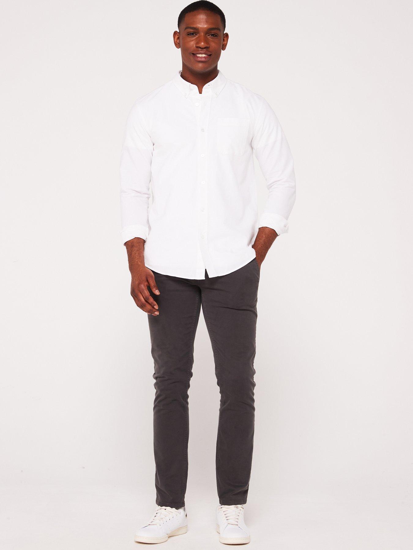  image of everyday-long-sleeve-button-down-oxford-shirt-white
