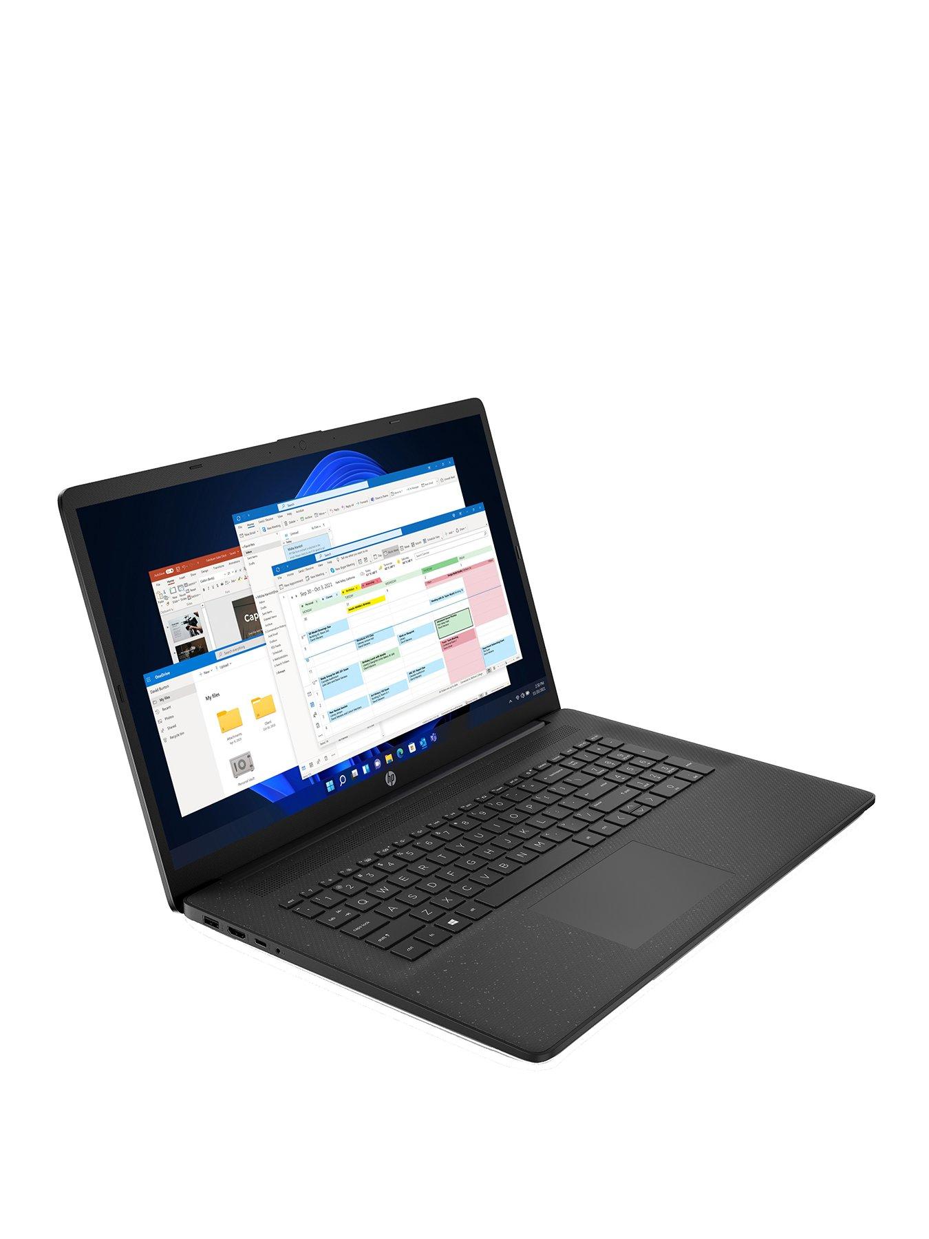  image of hp-17-cn0104na-laptop-173in-fhd-intel-pentium-silver-4gb-ramnbsp128gb-ssd-with-microsoft-365-personal-included-black
