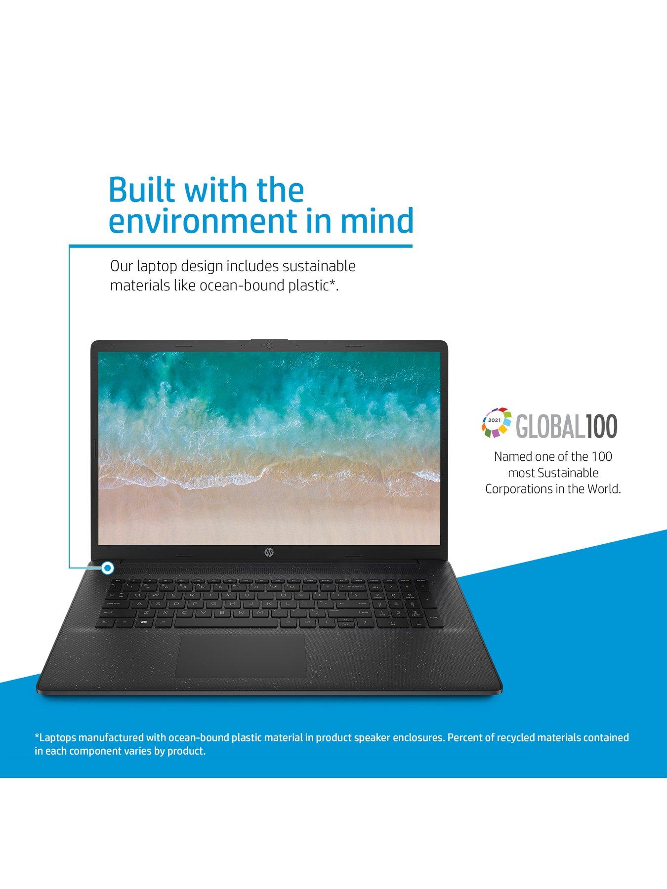  image of hp-17-cn0104na-laptop-173in-fhd-intel-pentium-silver-4gb-ramnbsp128gb-ssd-with-microsoft-365-personal-included-black
