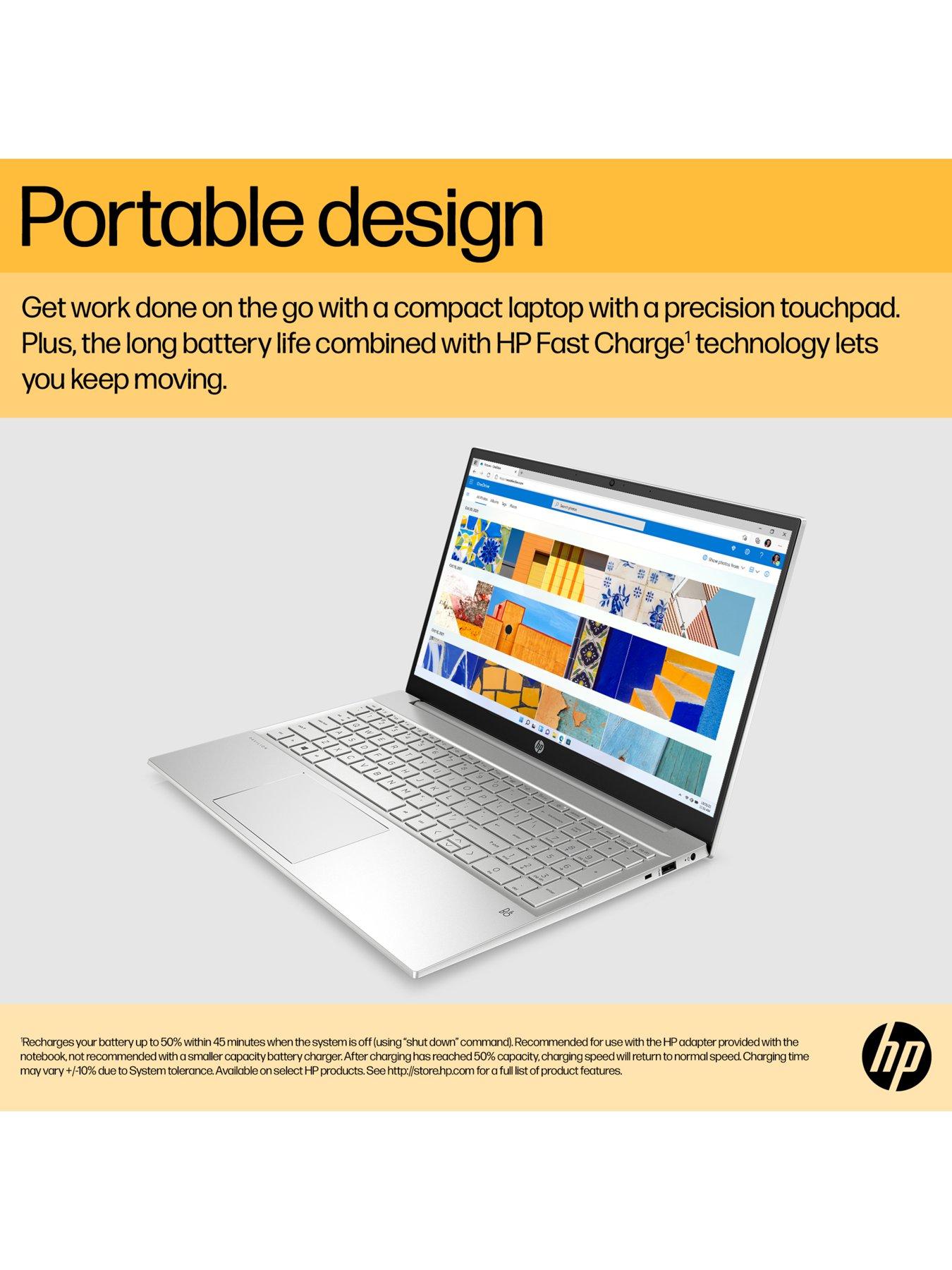  image of hp-pavilion-15-eh1029na-laptop-156in-fhdnbspamd-ryzen-5-8gb-ram-512gb-ssdnbsp--silver