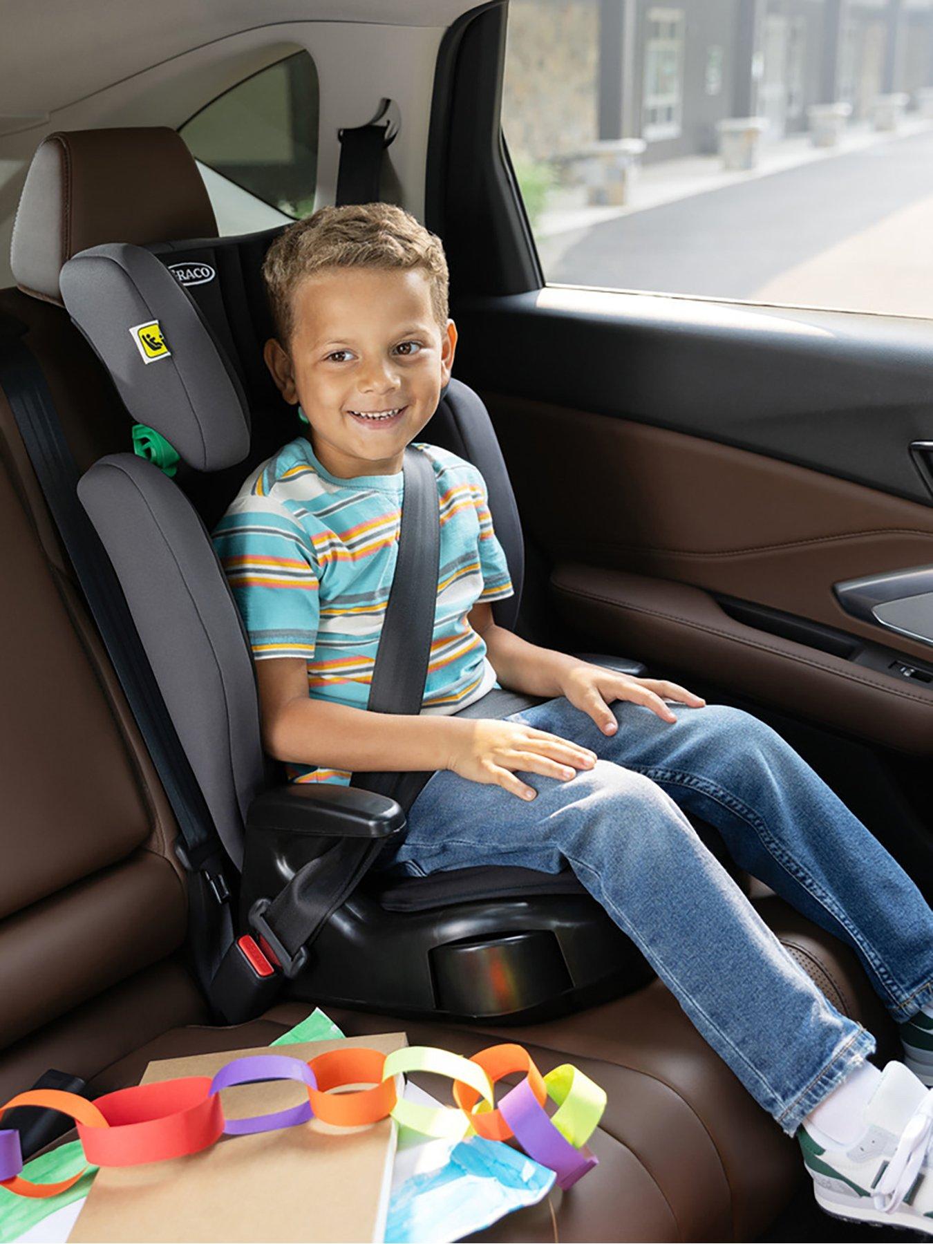  image of graco-junior-maxi-i-size-r129-highback-booster-car-seat-midnight