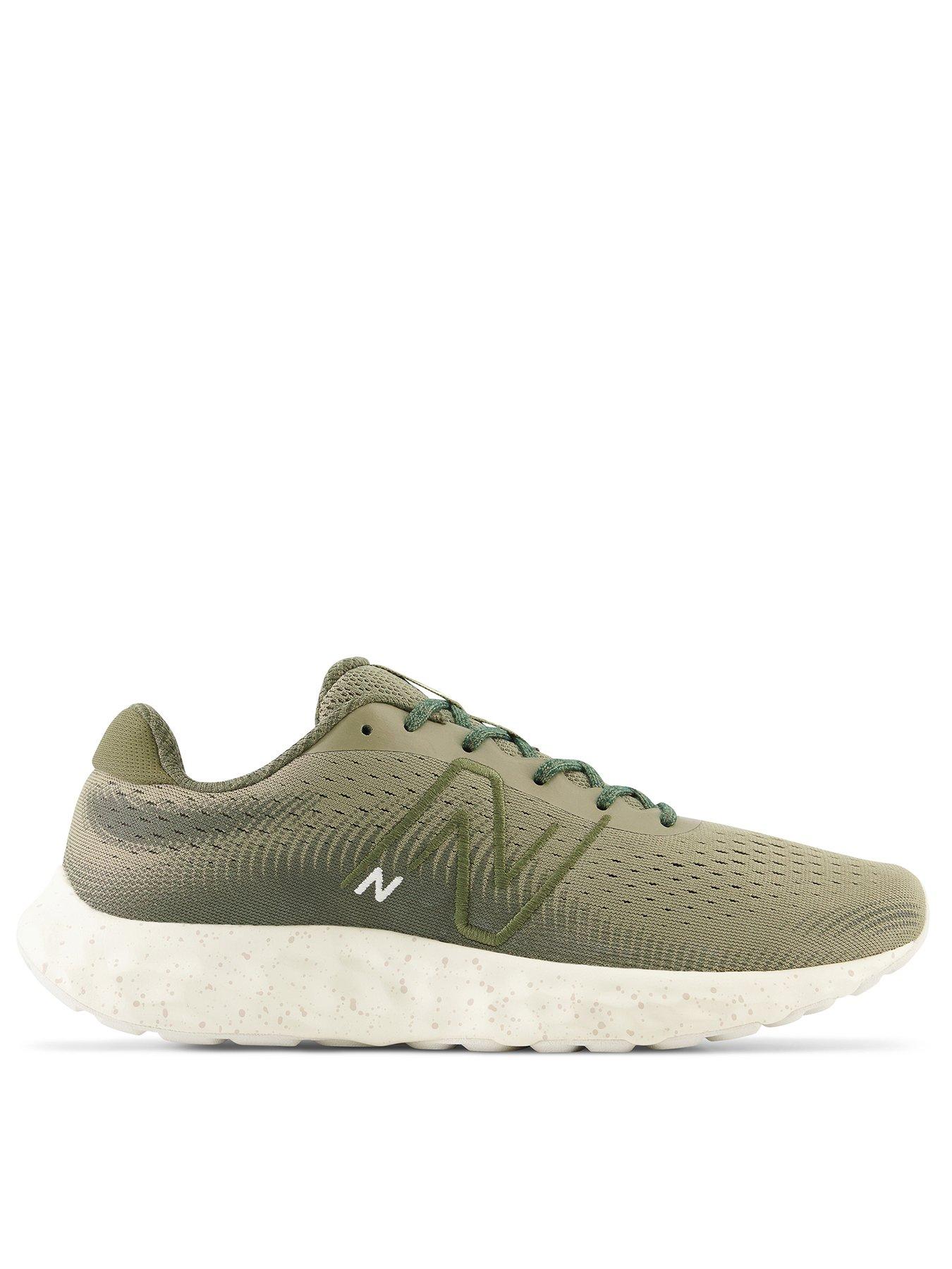 Mens khaki new balance trainers on sale