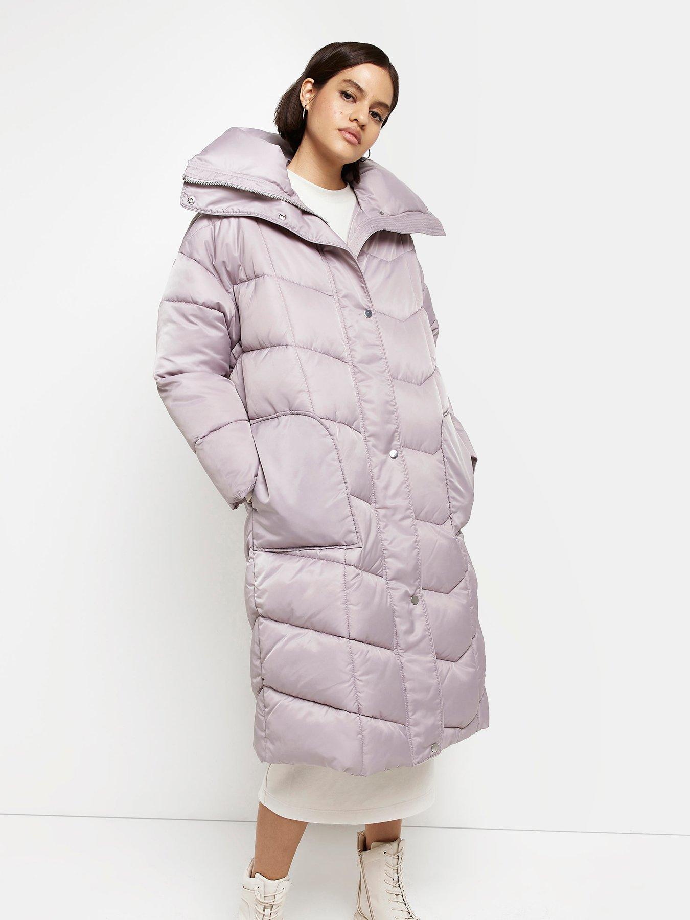 River island parka coat womens online