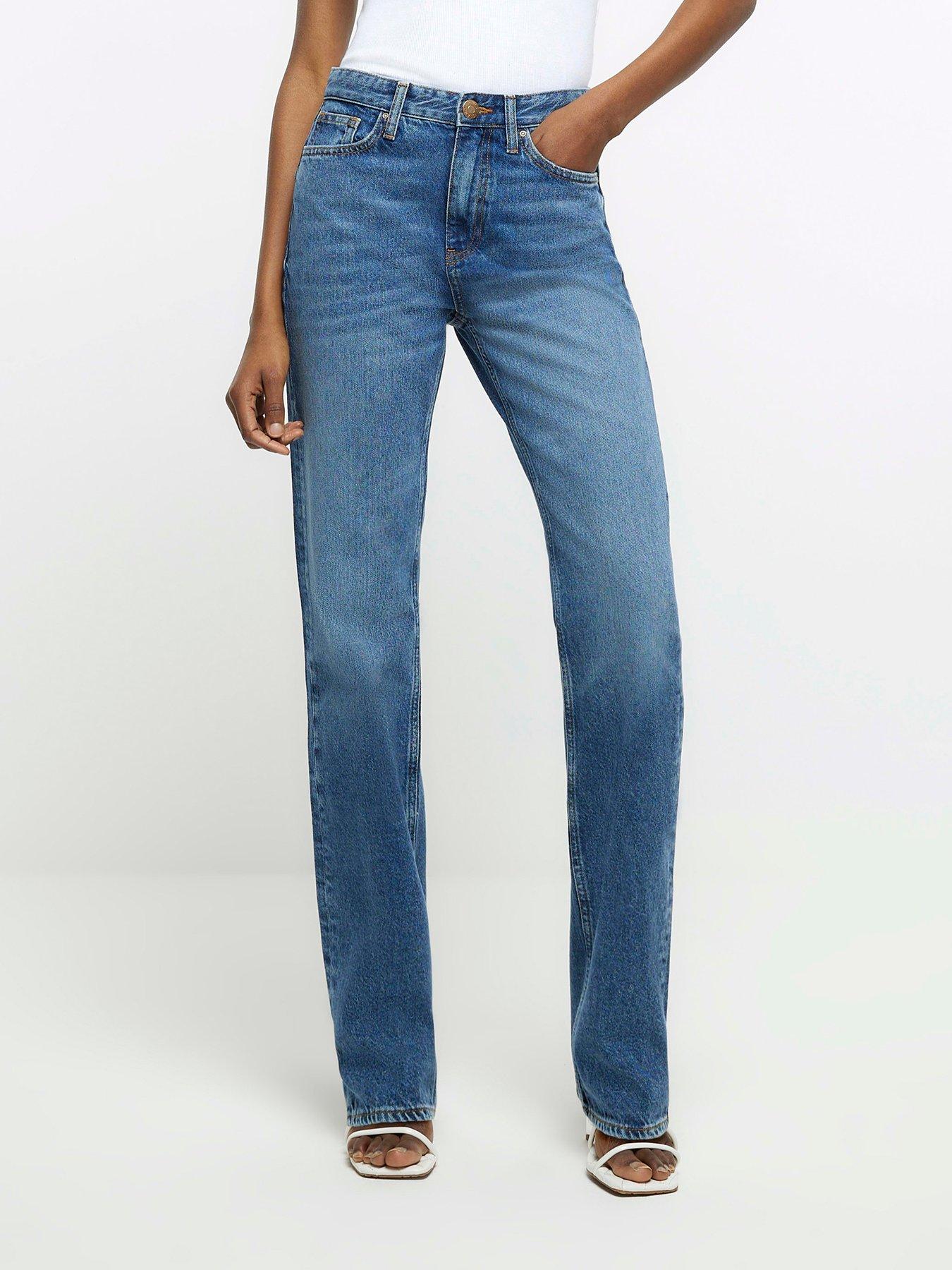 River island wide leg hot sale jeans