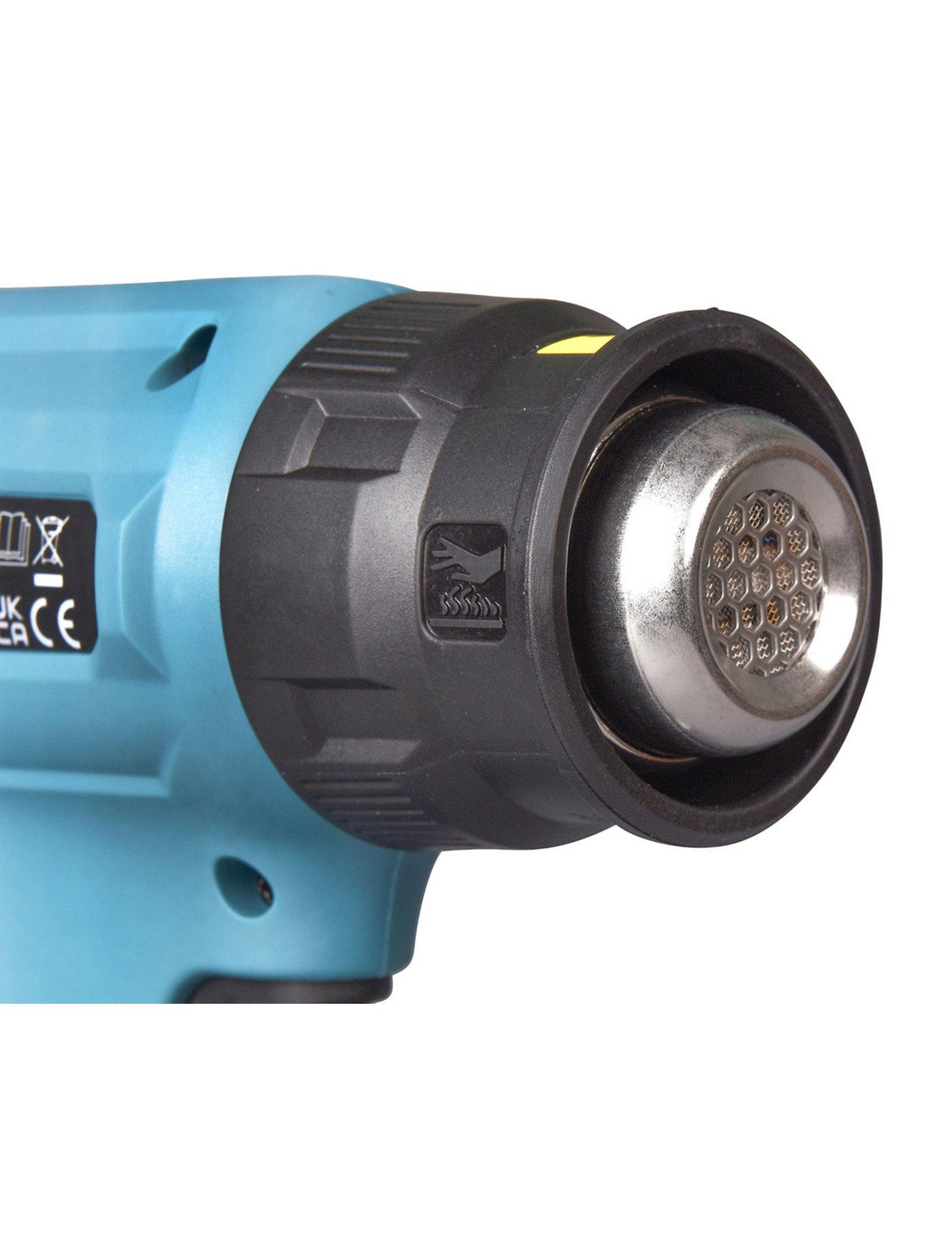  image of makita-18v-lxt-heat-gun-body-only-inc-accessories-amp-makpac-case