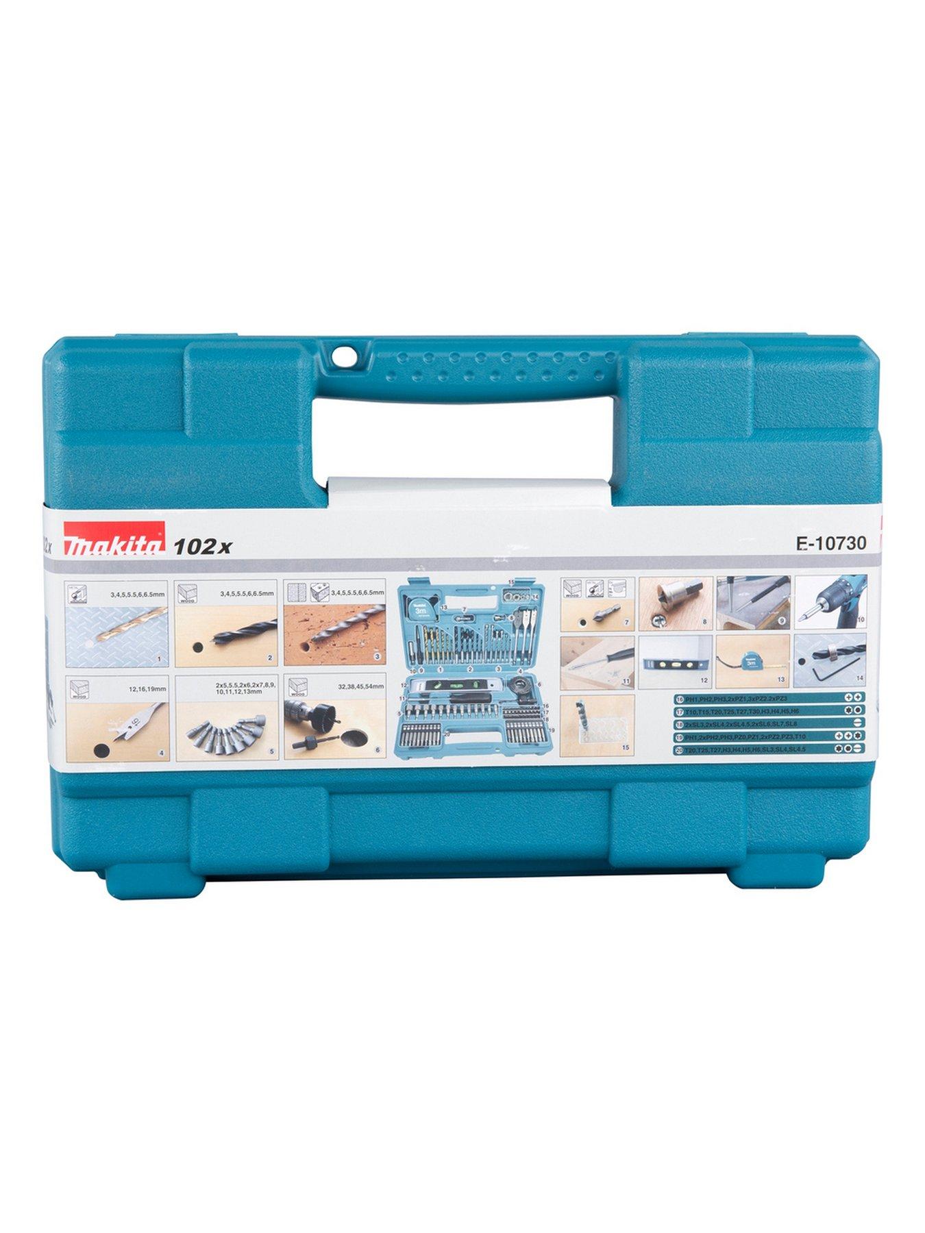  image of makita-102-piece-drill-amp-driver-set