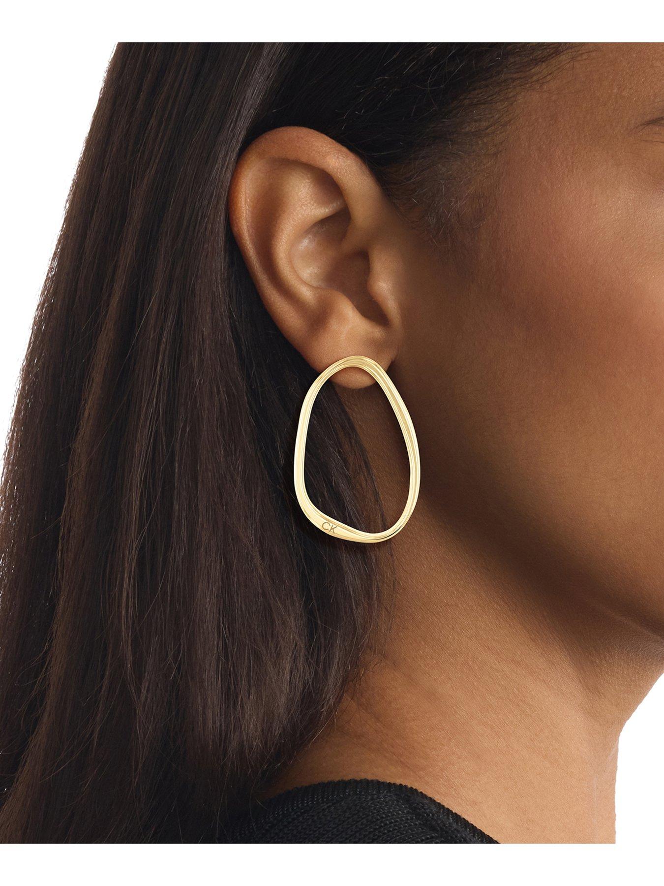 Calvin klein shop earrings sale