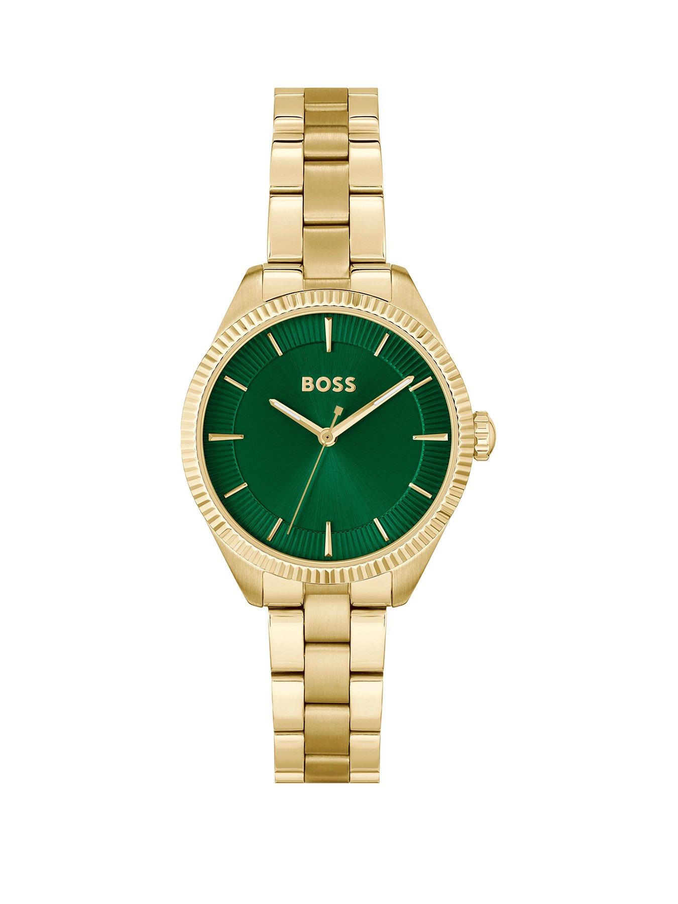 BOSS Ladies One Carnation Gold Bracelet Watch littlewoods