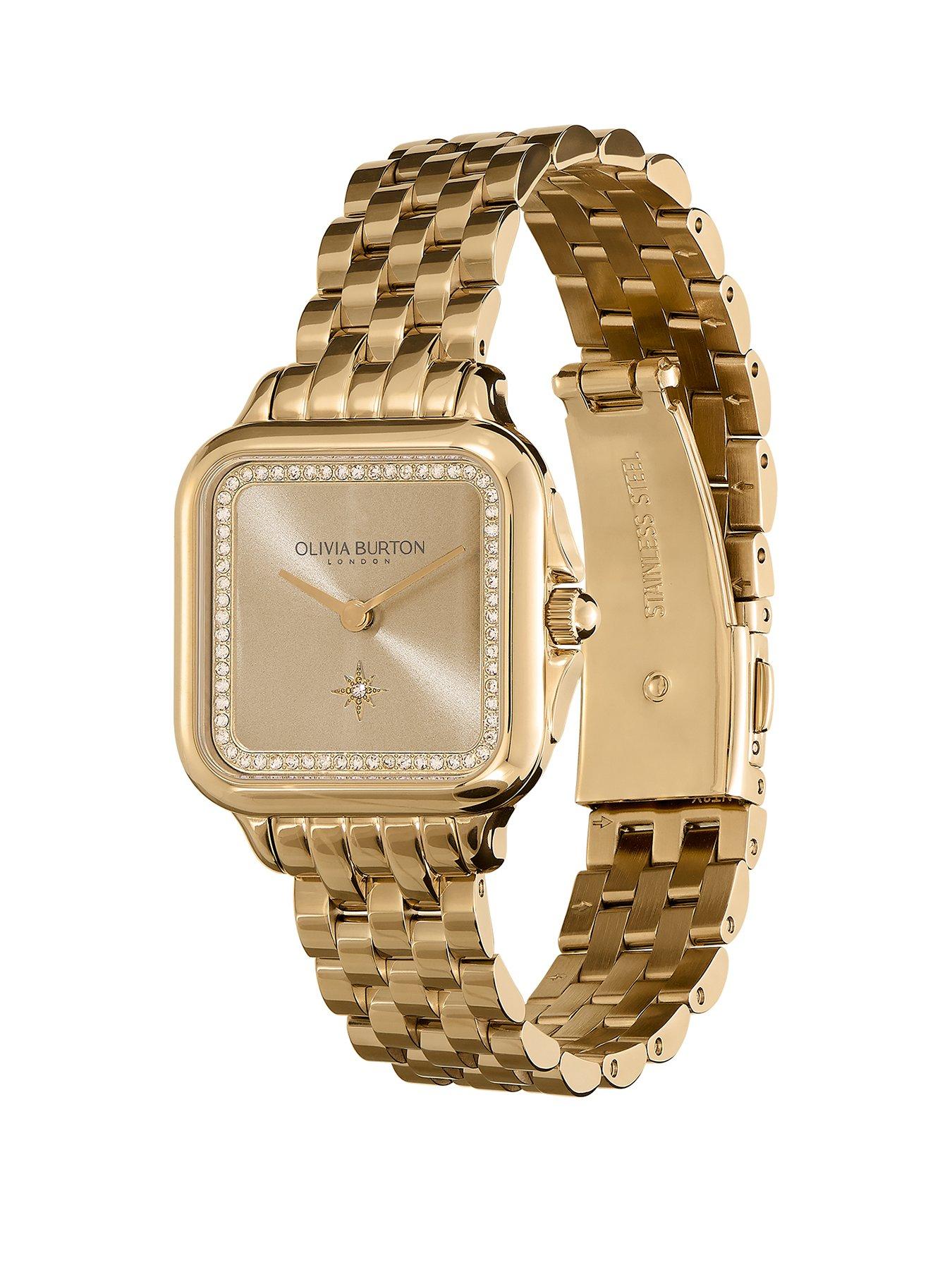 Olivia burton gold watch store