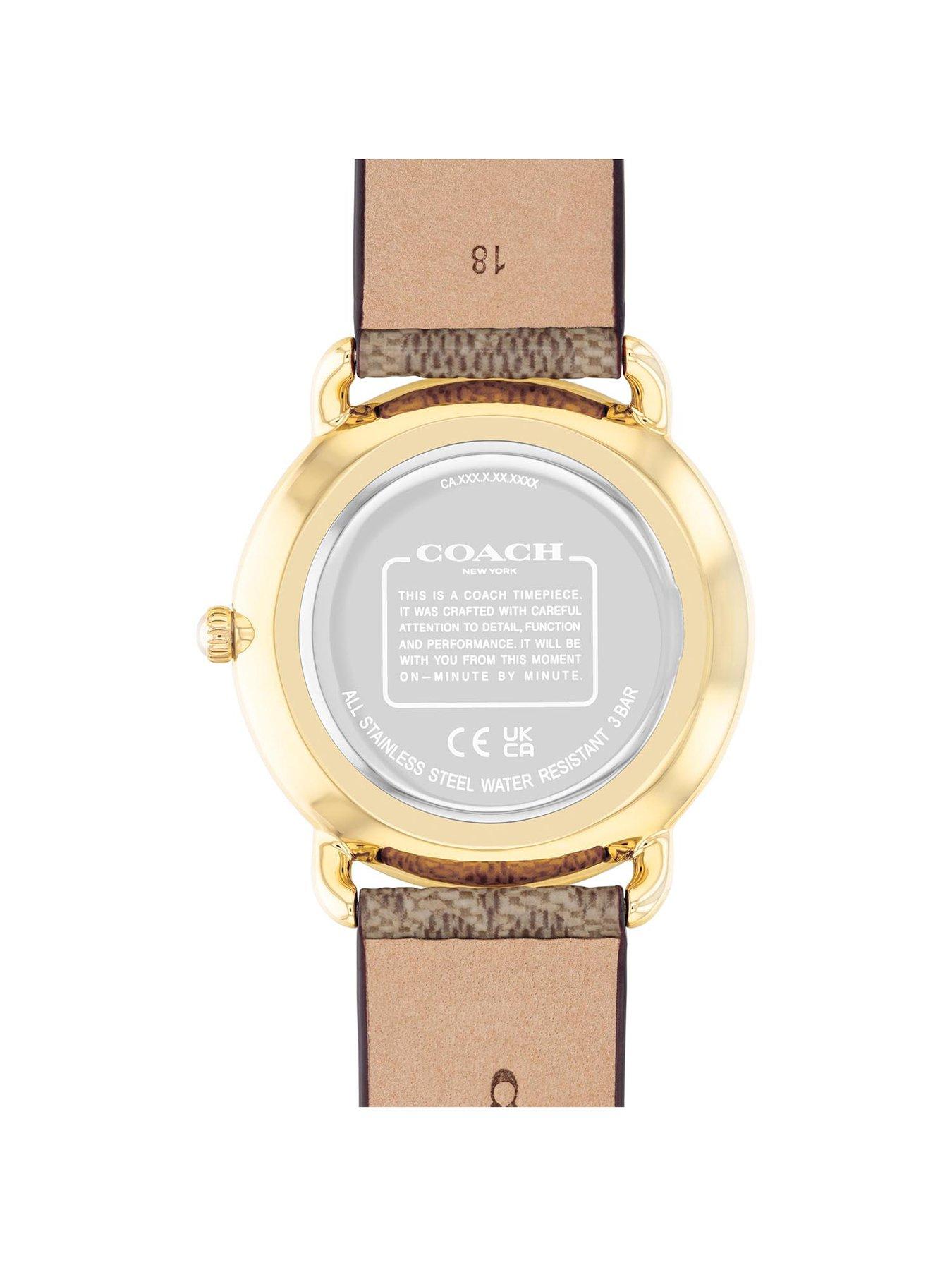 Coach signature watch best sale