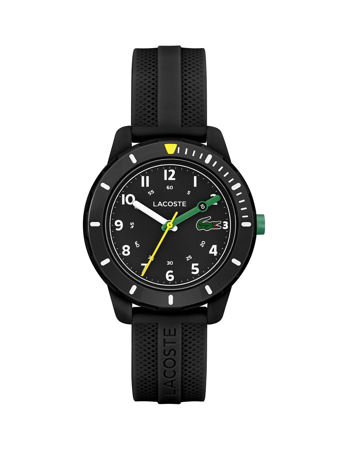 Kids 12.12 Black Silicone Watch