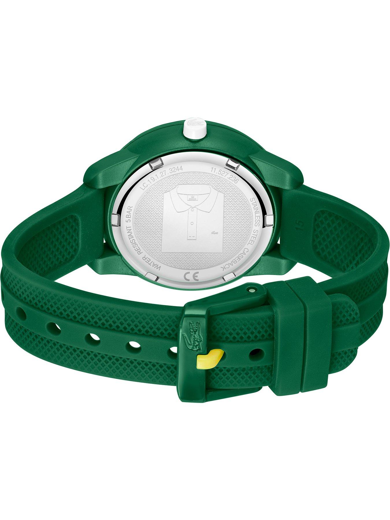 Lacoste green deals silicone watch