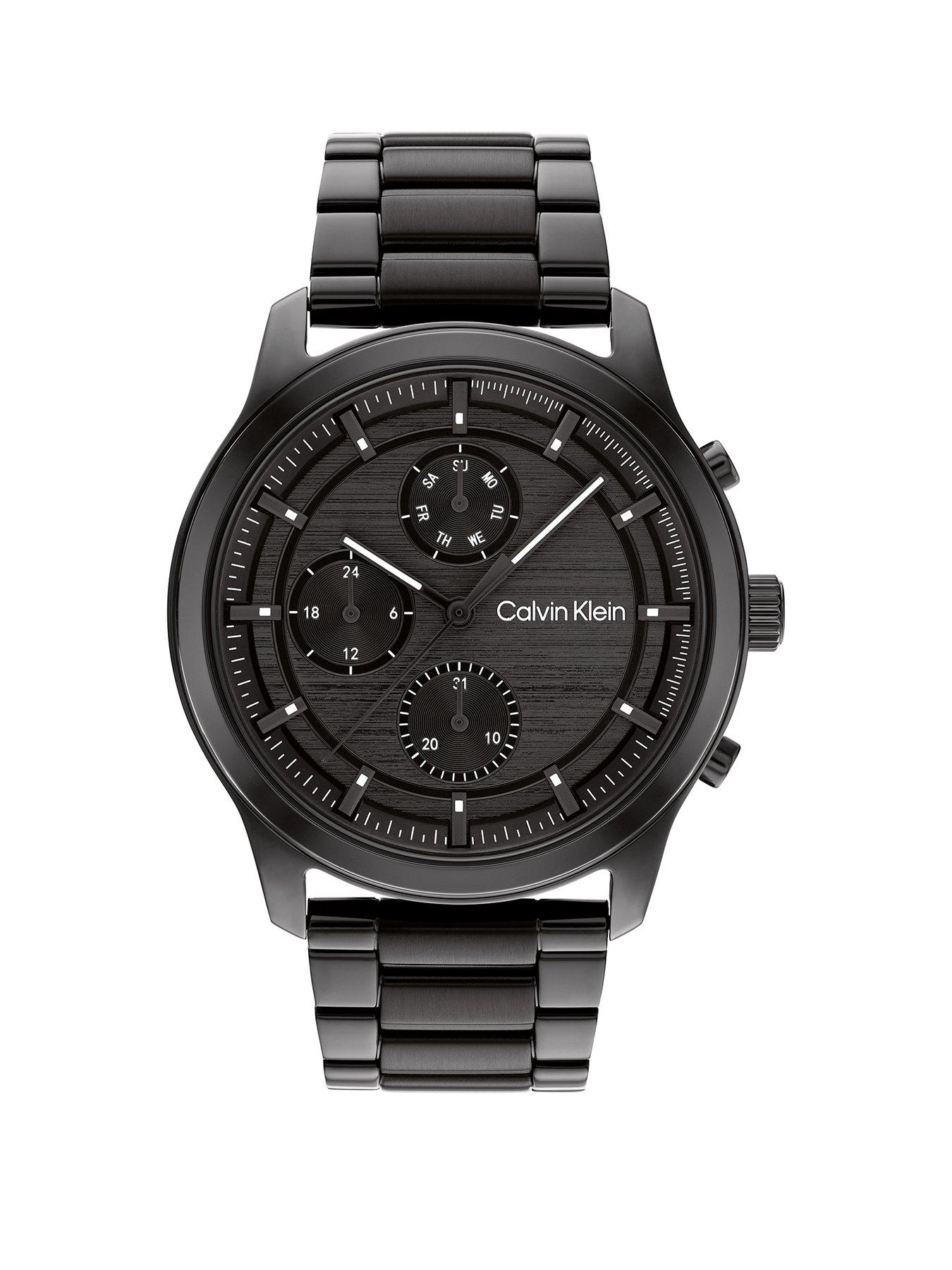 undefined Gents Calvin Klein Black IP Bracelet Watch
