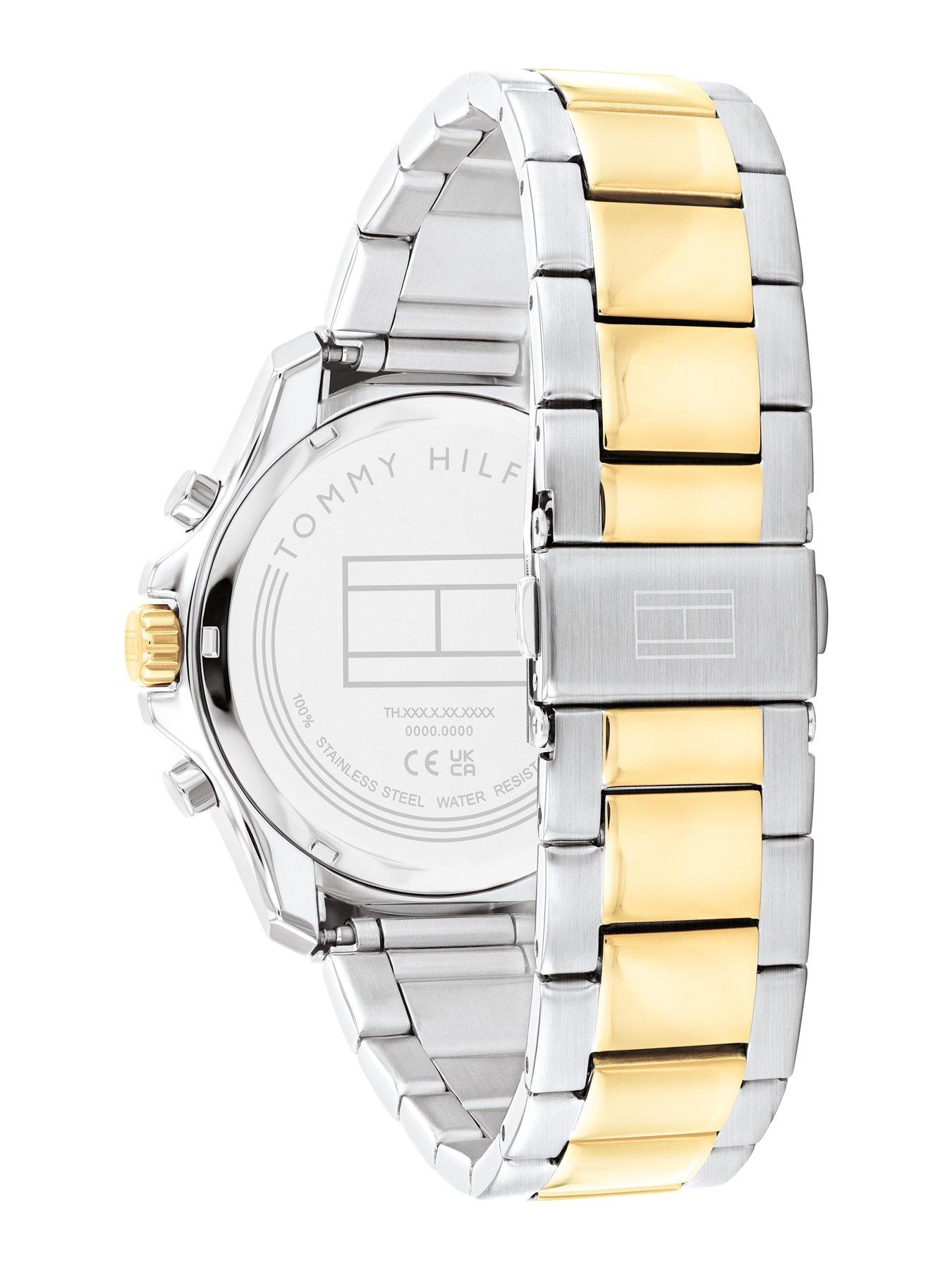  image of tommy-hilfiger-two-tone-stainless-steel-and-gold-plated-mens-watch