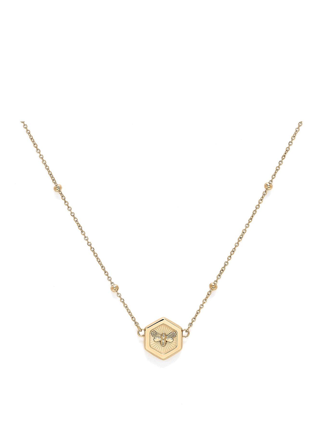 undefined Minima Bee Gold Pendant Necklace