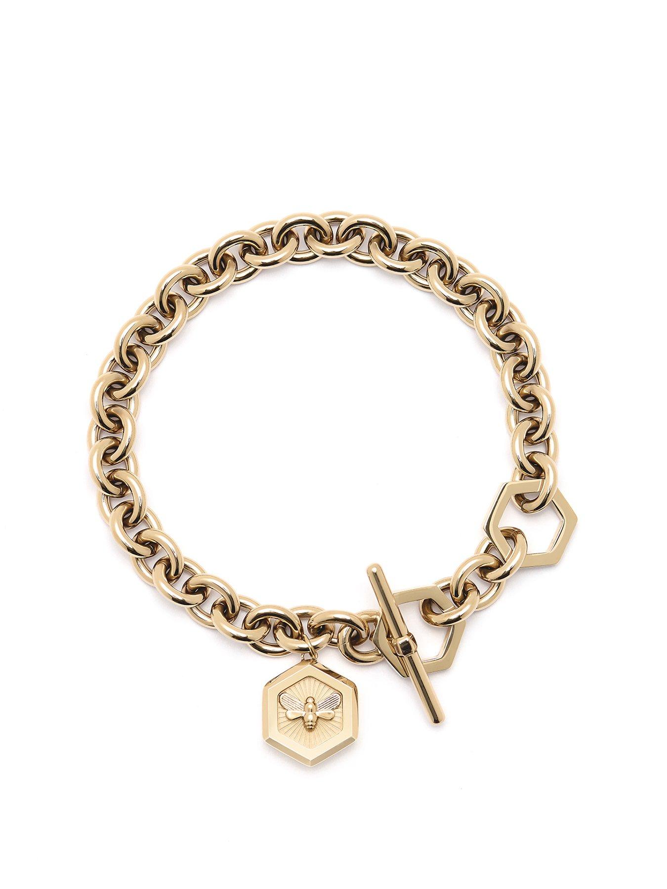 olivia-burton-minima-bee-gold-toggle-bracelet