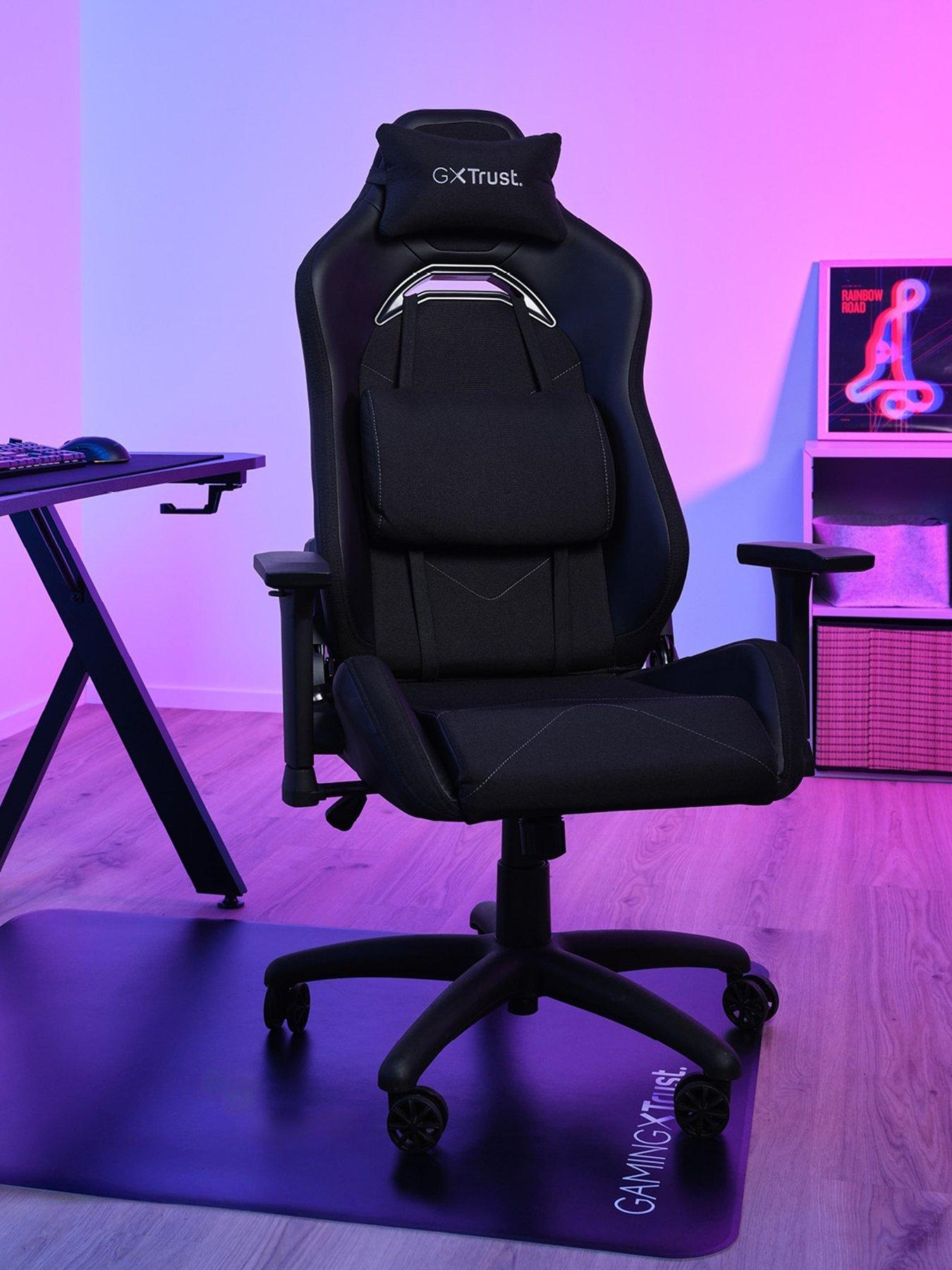 Image 1 of 6 of Trust GXT 714 Ruya Adjustable PC Gaming Chair - Black