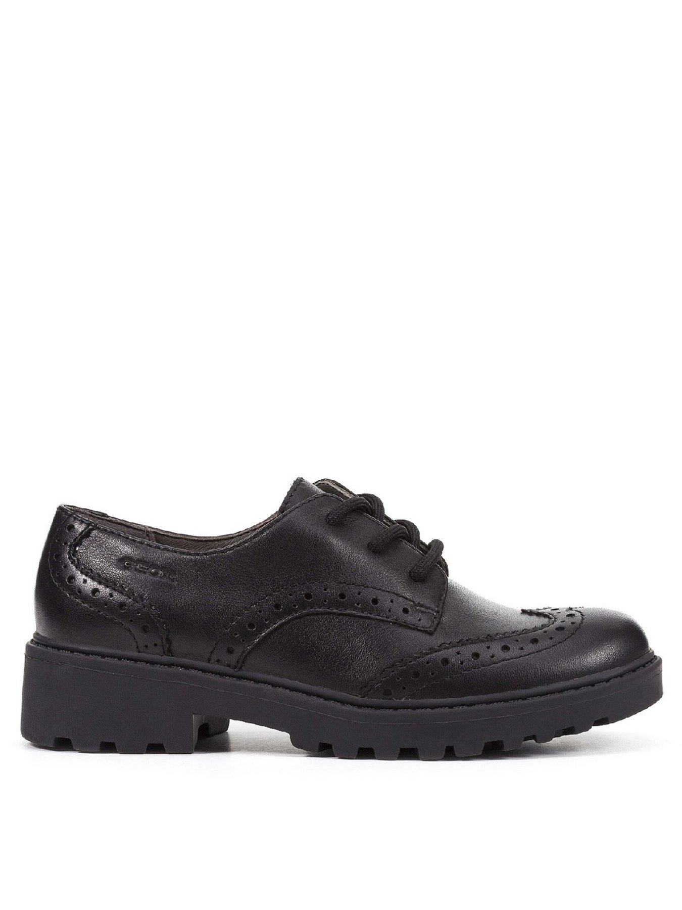 Geox Girls Casey Lace Up School Brogue