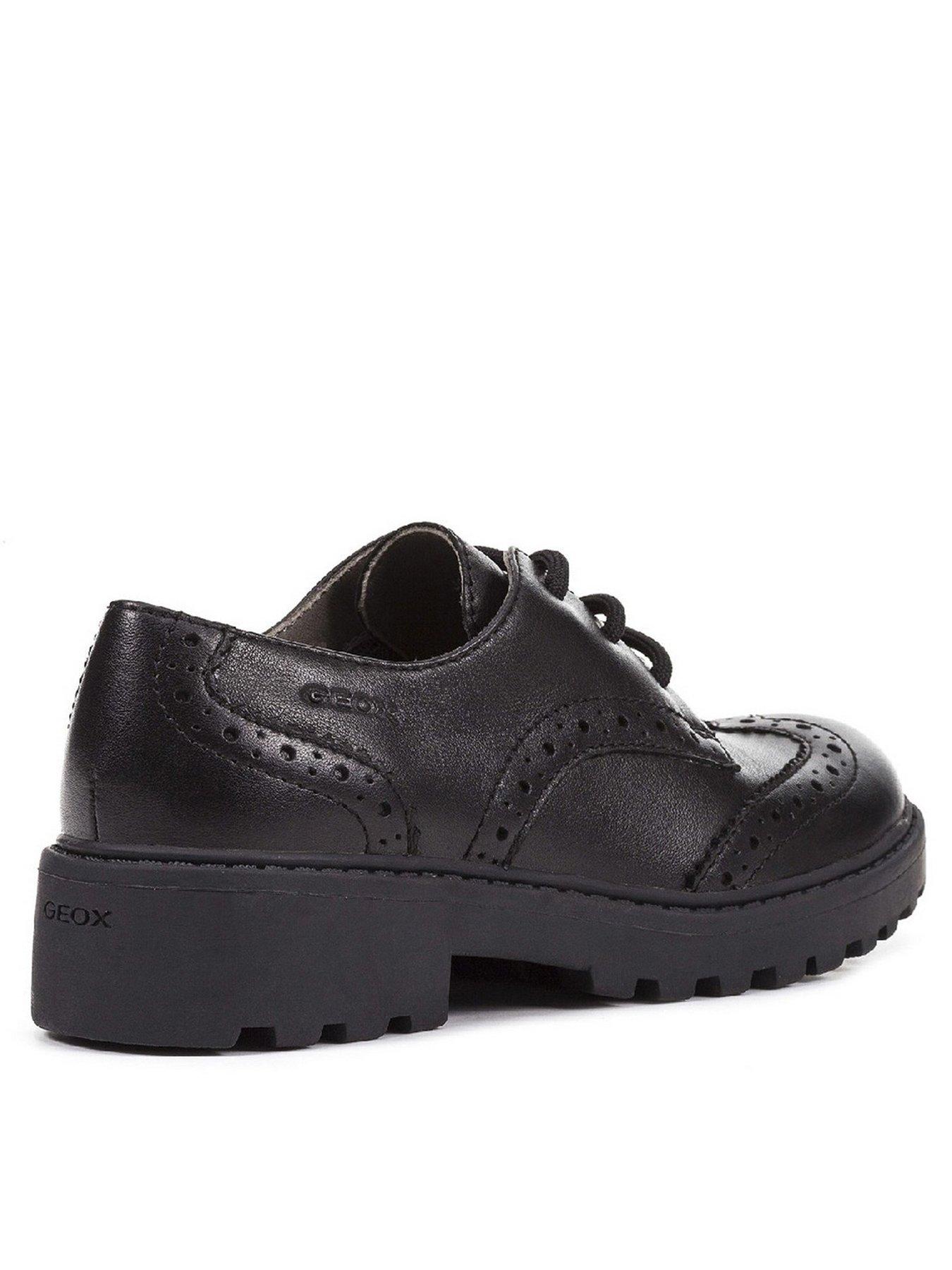  image of geox-girls-casey-lace-up-school-brogue