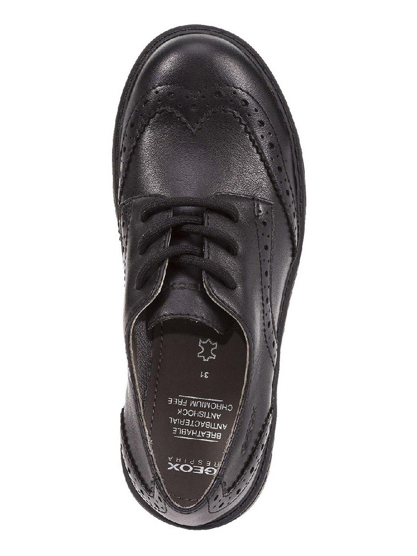  image of geox-girls-casey-lace-up-school-brogue