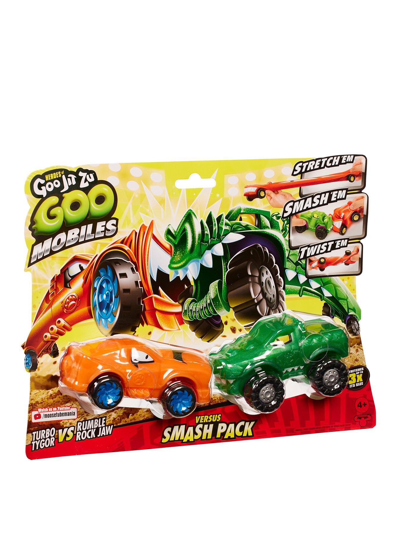 Image 1 of 7 of Goojitzu Heroes Of Goo Jit Zu Goo Mobiles Smash Up Verses Pack - Tygor Vs Rock Jaw
