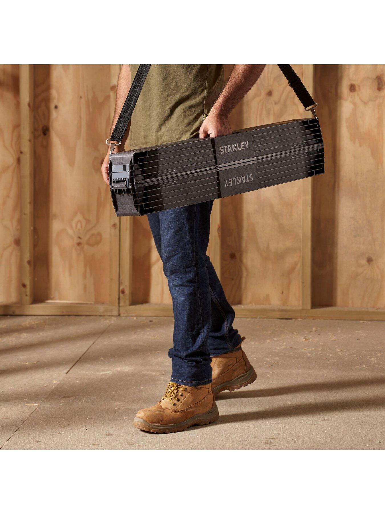  image of stanley-1-97-475-folding-metal-leg-saw-horse-twin-pack