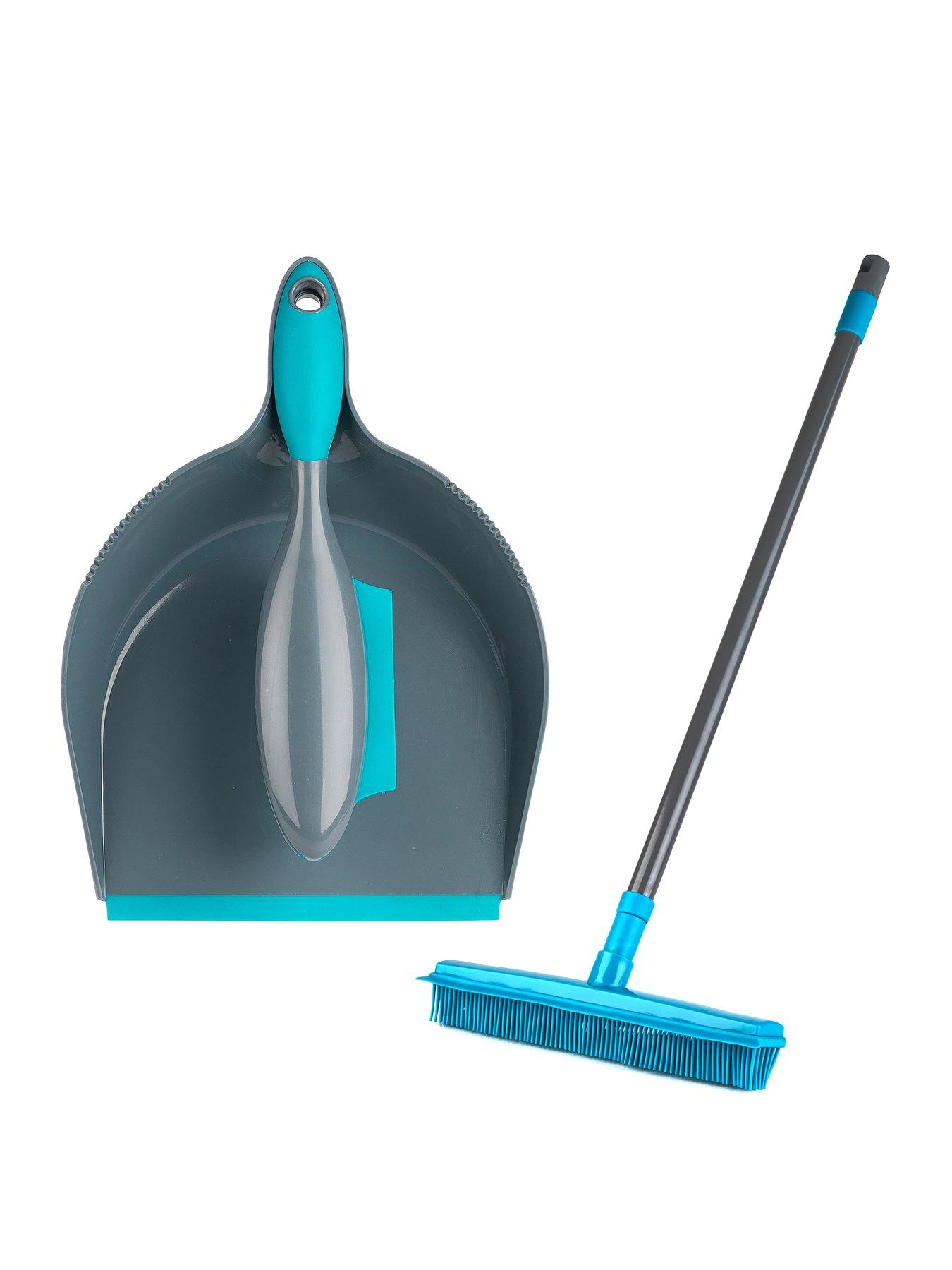 Beldray Pet Plus Rubber Head Broom & Pet Plus Rubber Head Dustpan