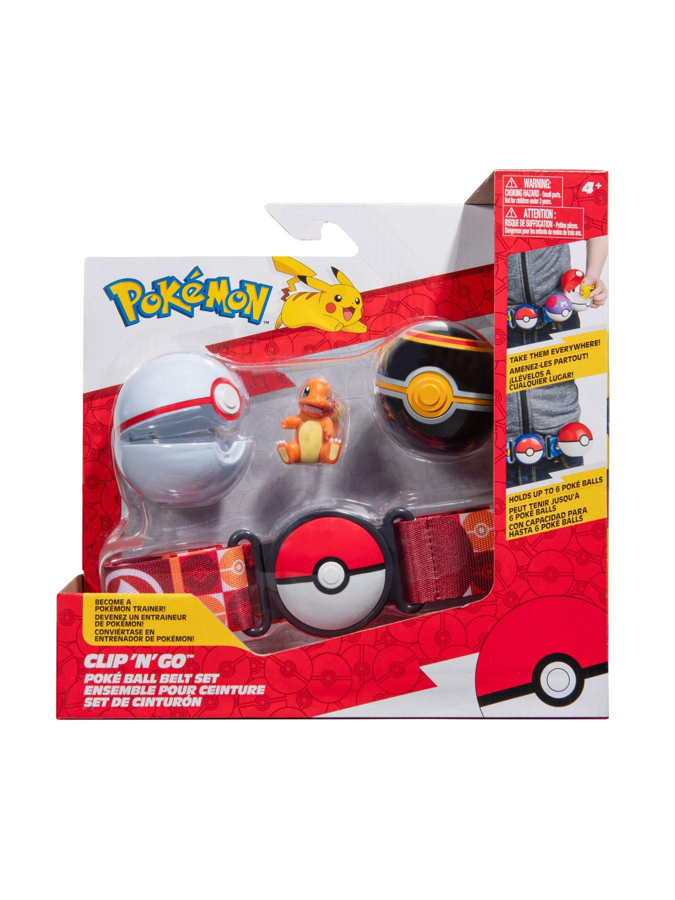 Image 2 of 7 of Pokemon Clip &lsquo;N&rsquo; Go Belt Set - 2-Inch Charmander Battle Figure with Clip &lsquo;N&rsquo; Go Belt