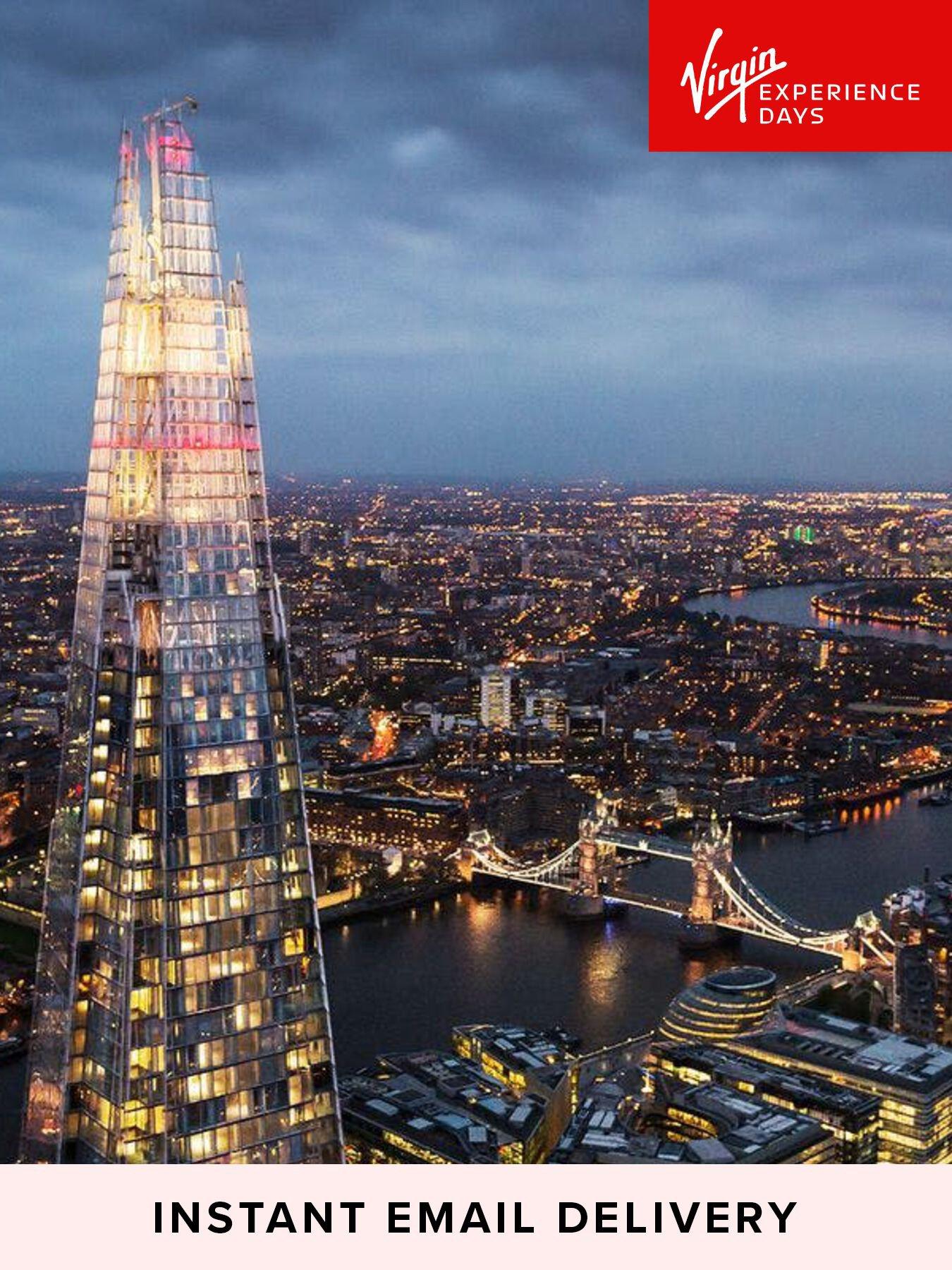 Image 1 of 4 of Virgin Experience Days Visit To The View From The Shard And Three Course Champagne Celebration Dining With Sides At Marco Pierre WhiteS London Steakhouse Co For Two