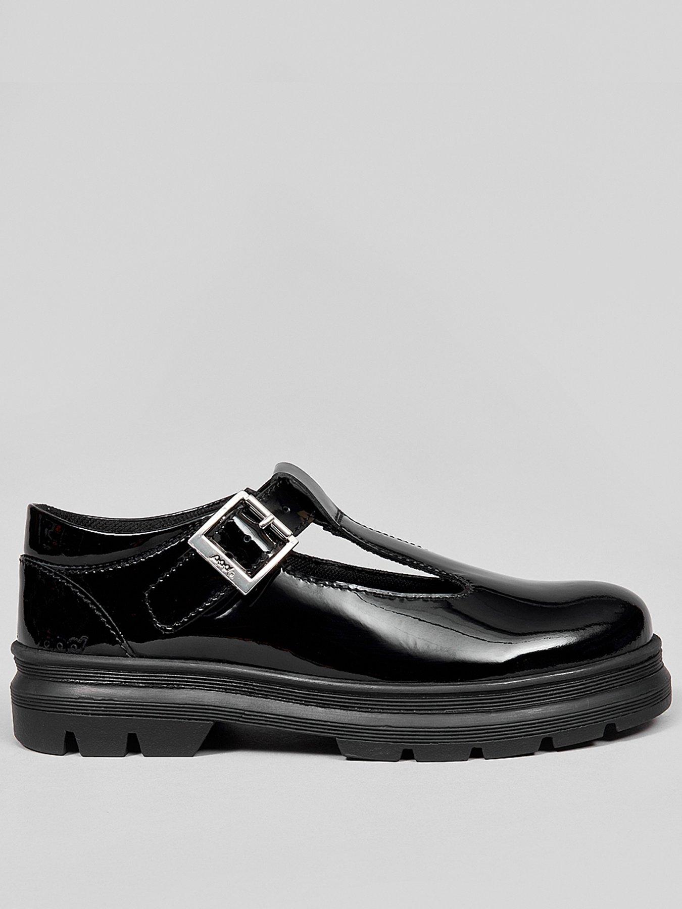 undefined Emile Black Patent Tbar School Shoe