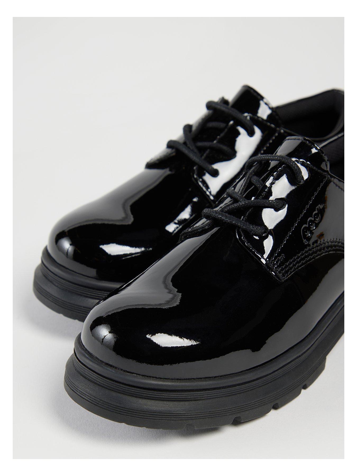  image of pod-irene-patent-lace-up-shoe