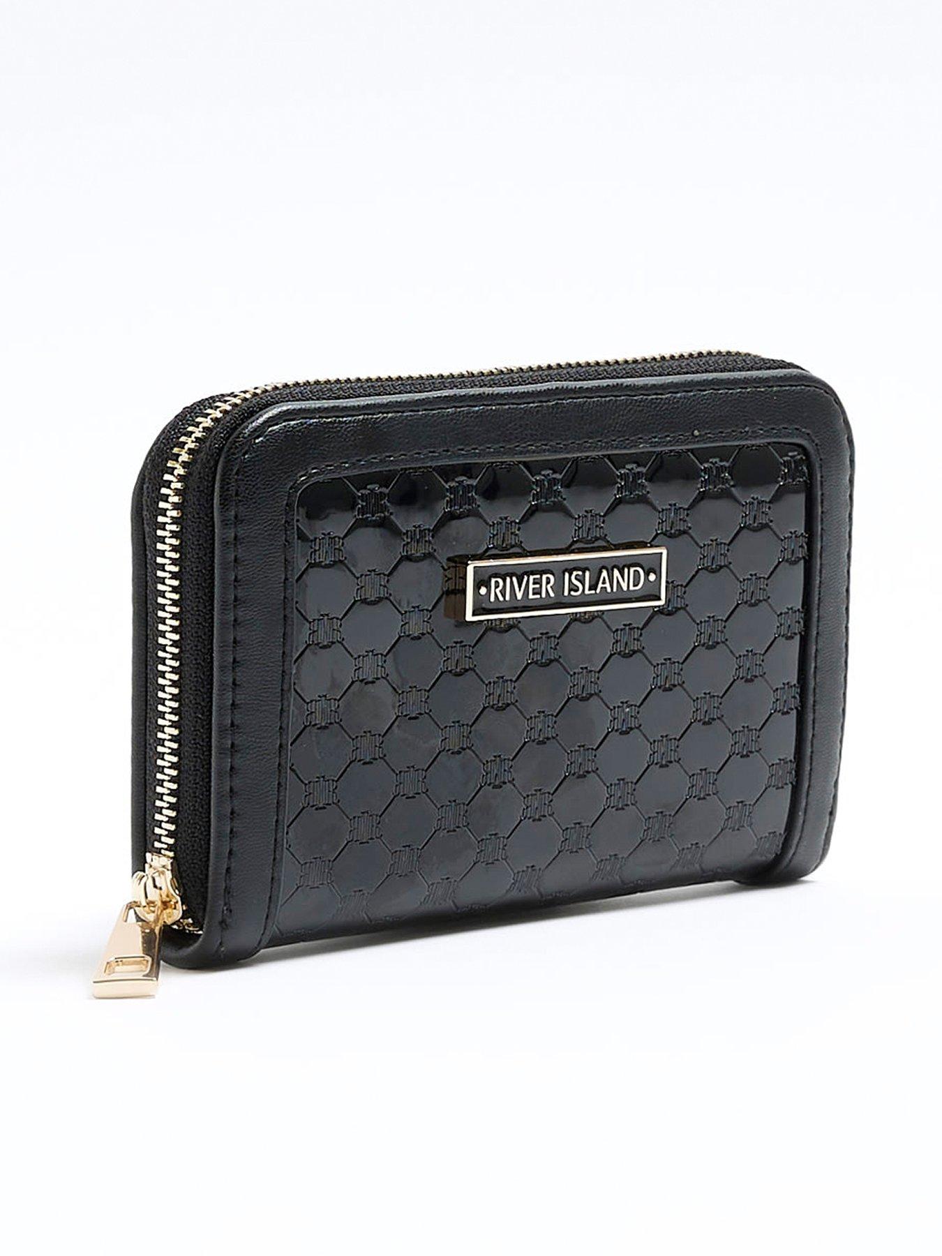 Embossed Mini Purse Black