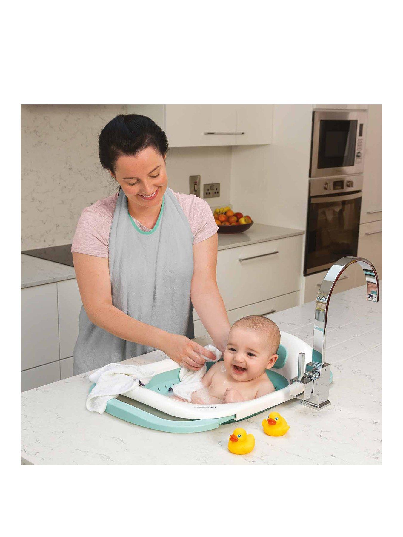 ClevaMama ClevaBath- The Baby Sink Bath - Pink | littlewoods.com