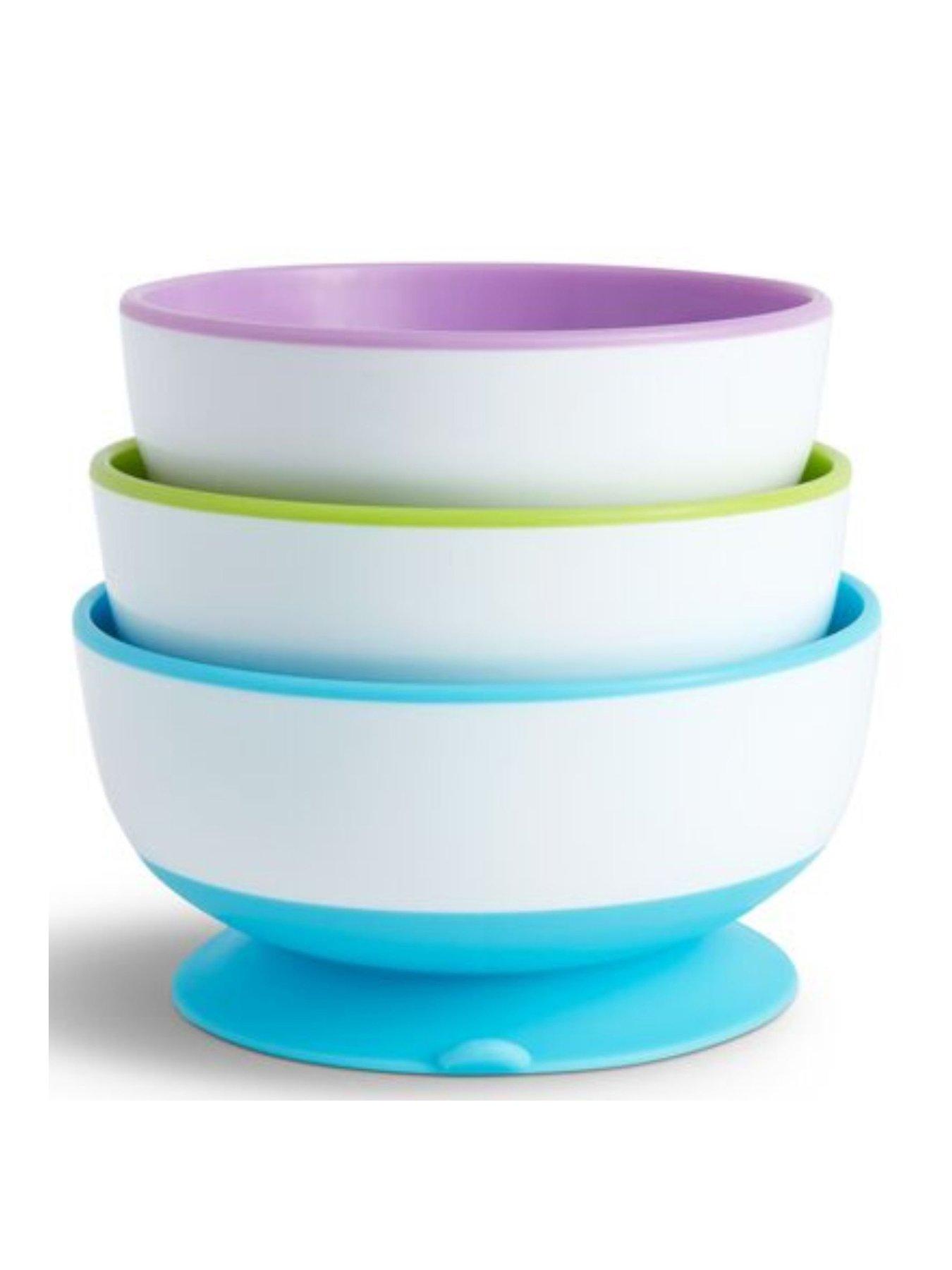  image of munchkin-stay-put-suction-bowls-and-gentle-scoop-spoons-bundle-multi
