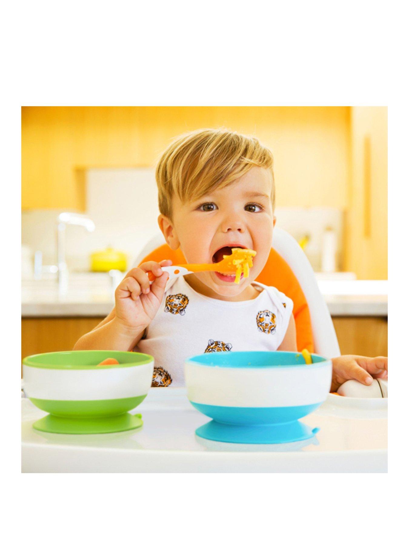  image of munchkin-stay-put-suction-bowls-and-gentle-scoop-spoons-bundle-multi