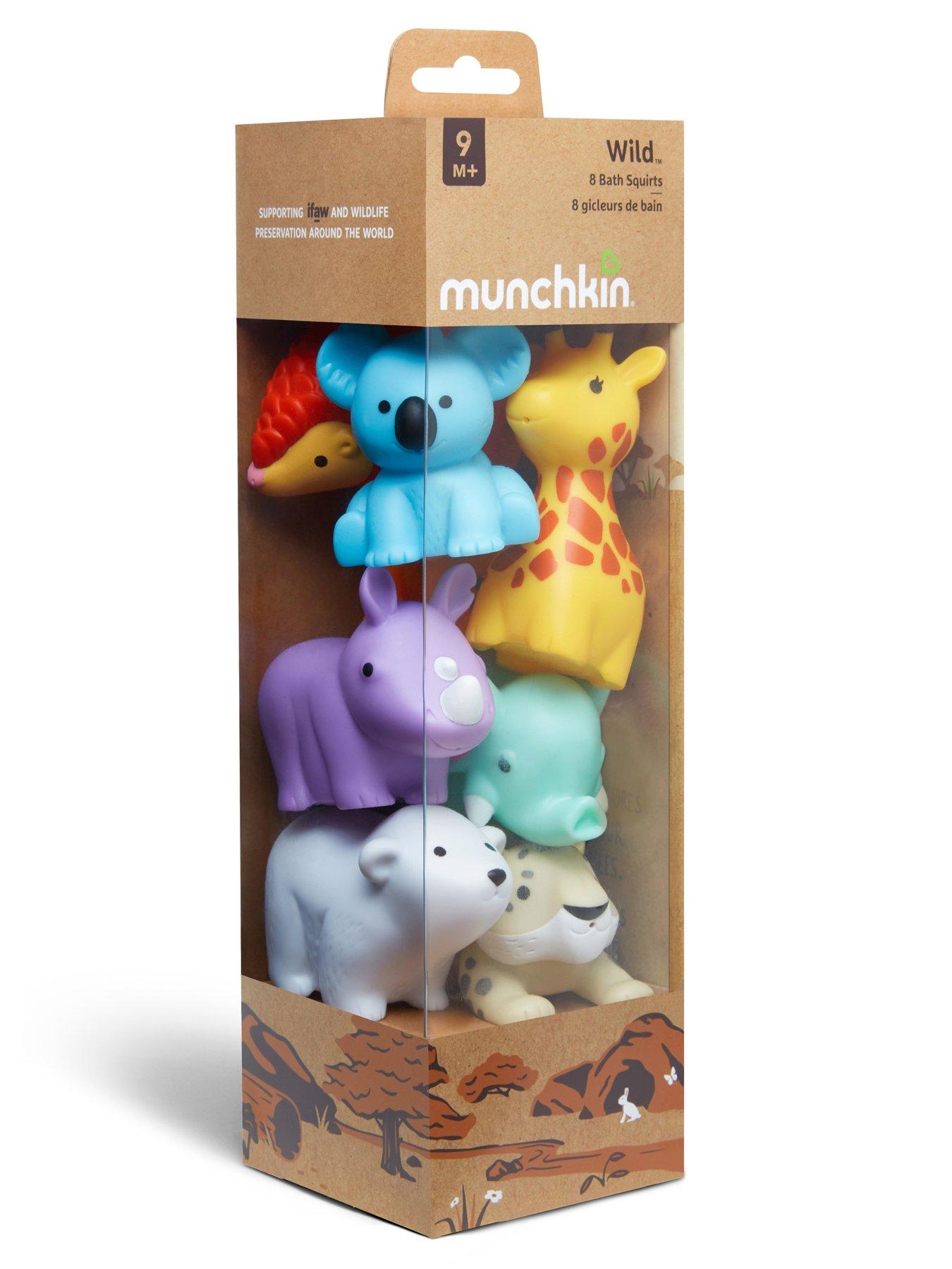 undefined Wild Animal Baby Bath Toy Squirts- 8 Pack