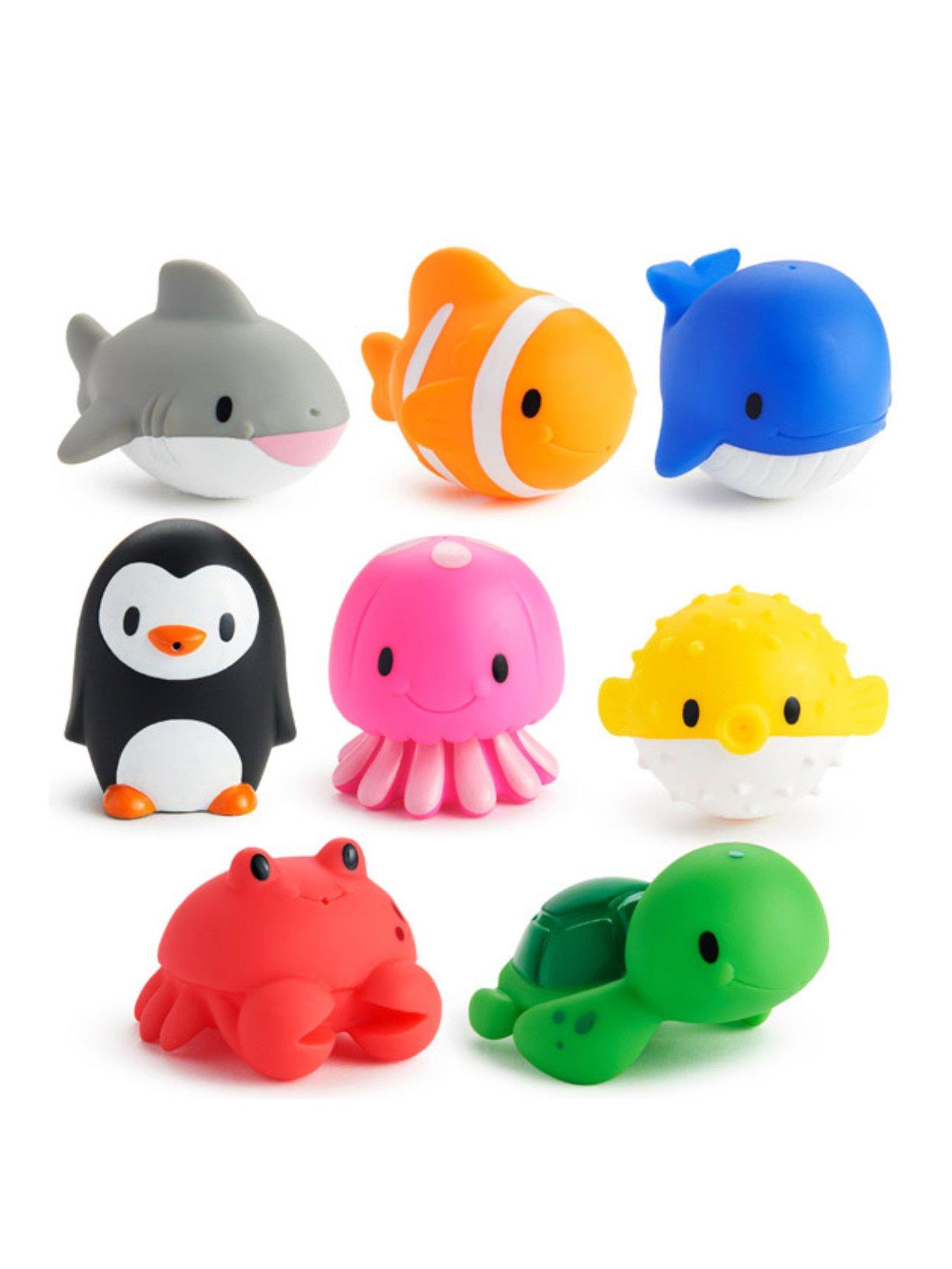  image of munchkin-ocean-baby-bath-toy-squirts--8-pack