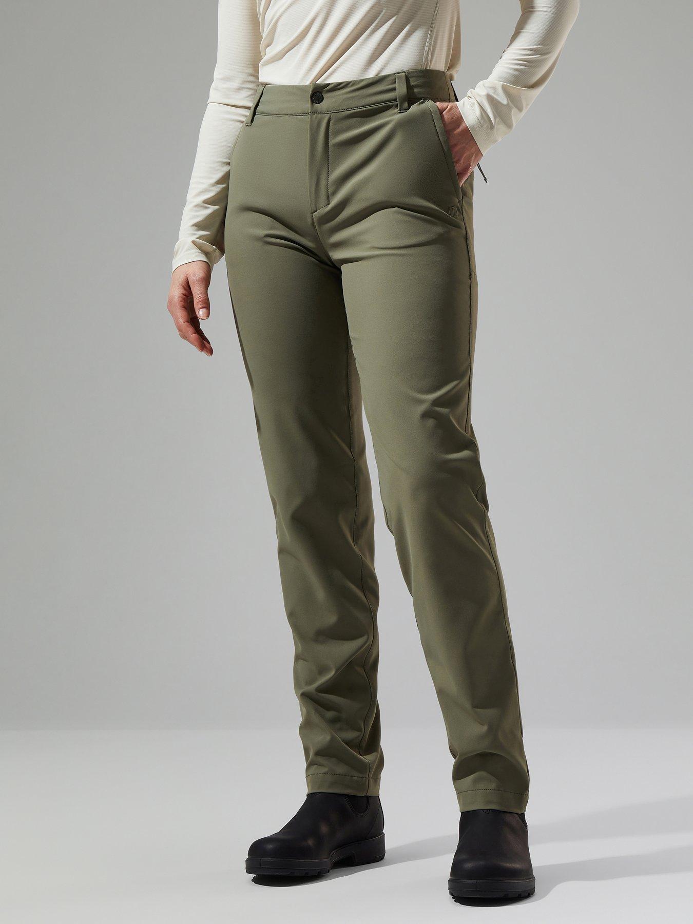 TOG24 Women's Milton Skinny Fit Waterproof Walking Trousers - Khaki