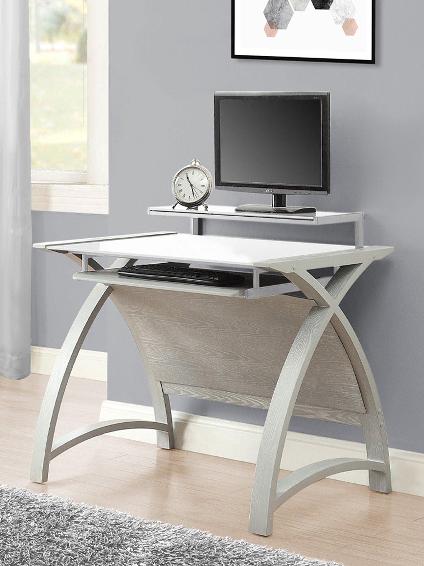 Jual Helsinki Desk With Pull Out Shelf - Real Wood Veneer