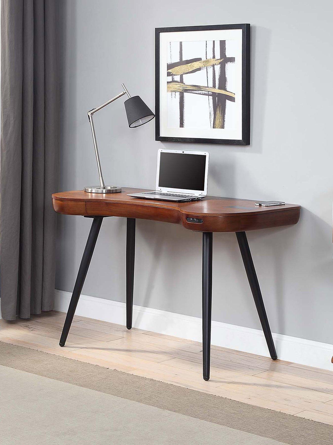 Jual San Francisco Smart Desk with Speakers - Real Wood Veneer